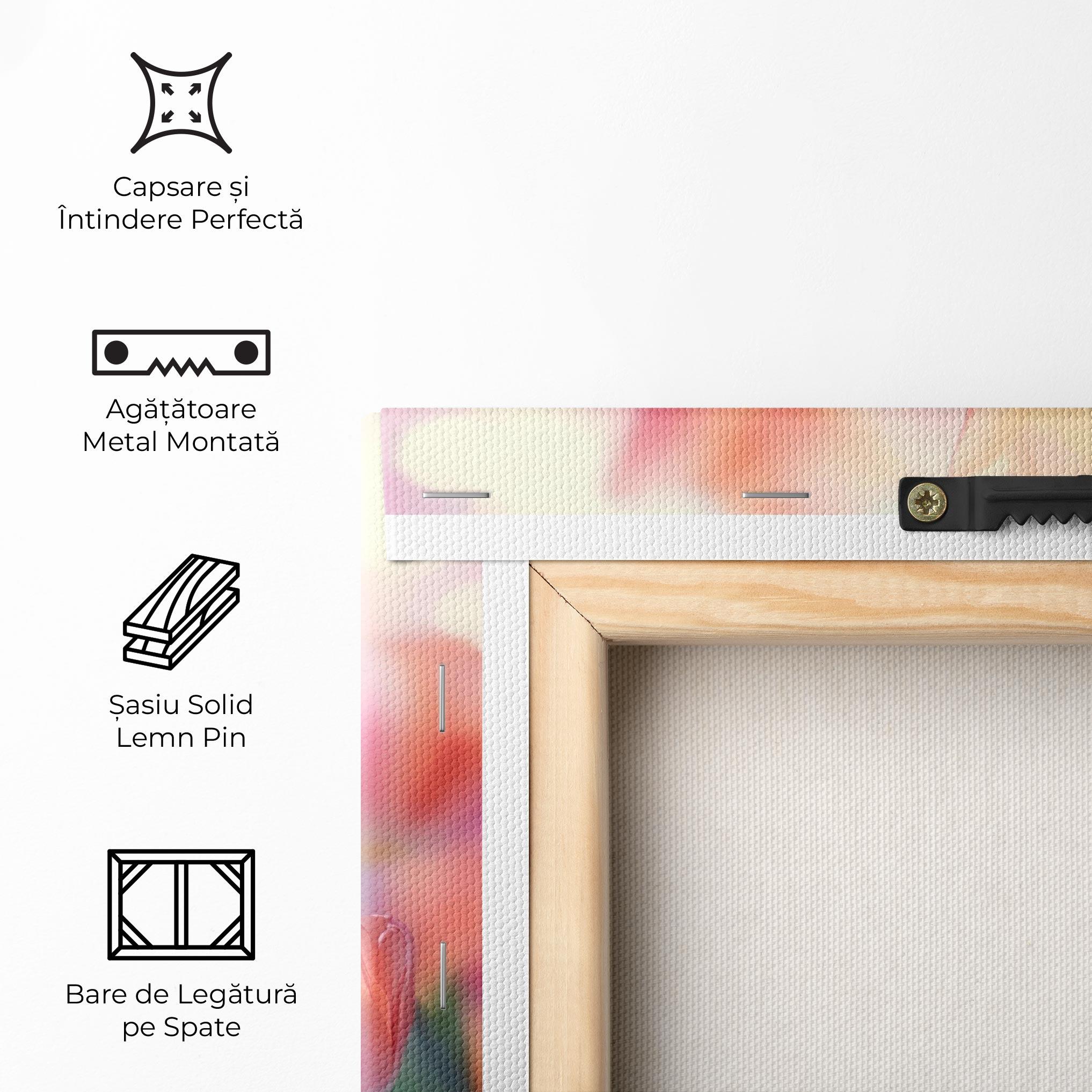 Tablou Canvas Dreamy Tulips mockup 5