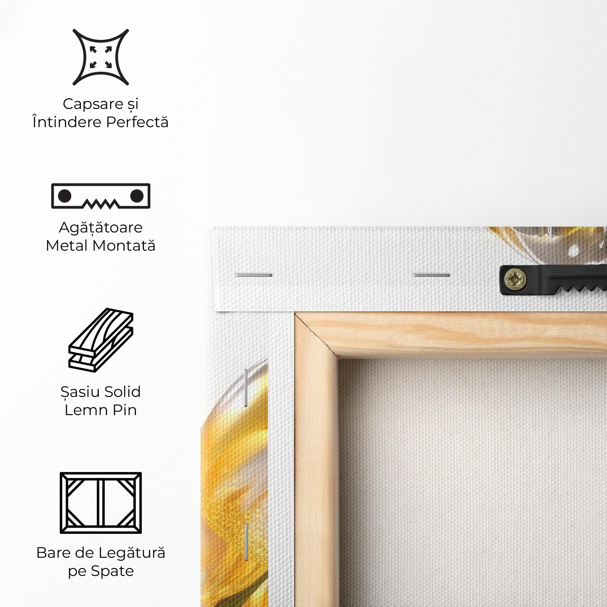 Gold White Tulips mockup 5