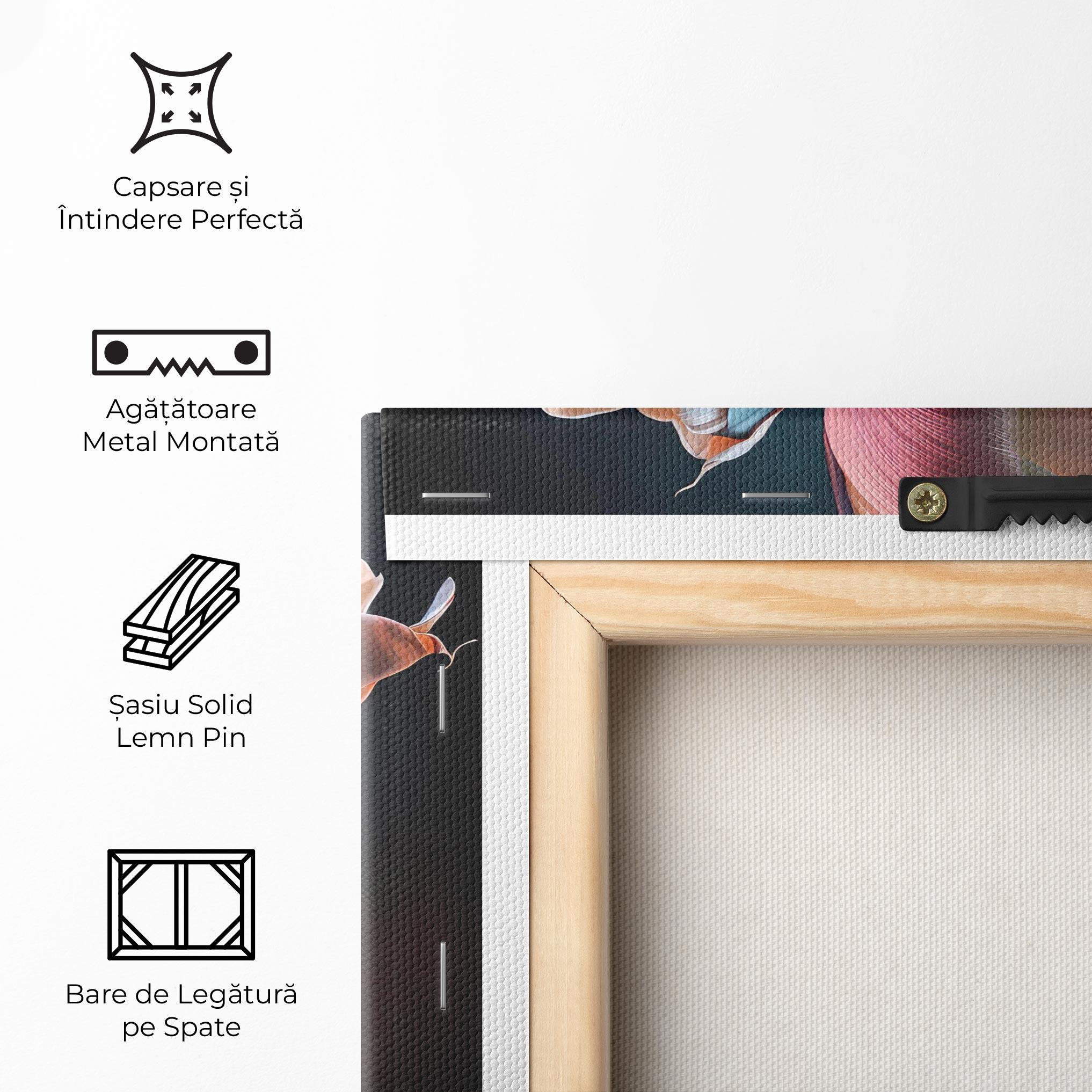 Tablou Canvas Light Purple Tulips mockup 5