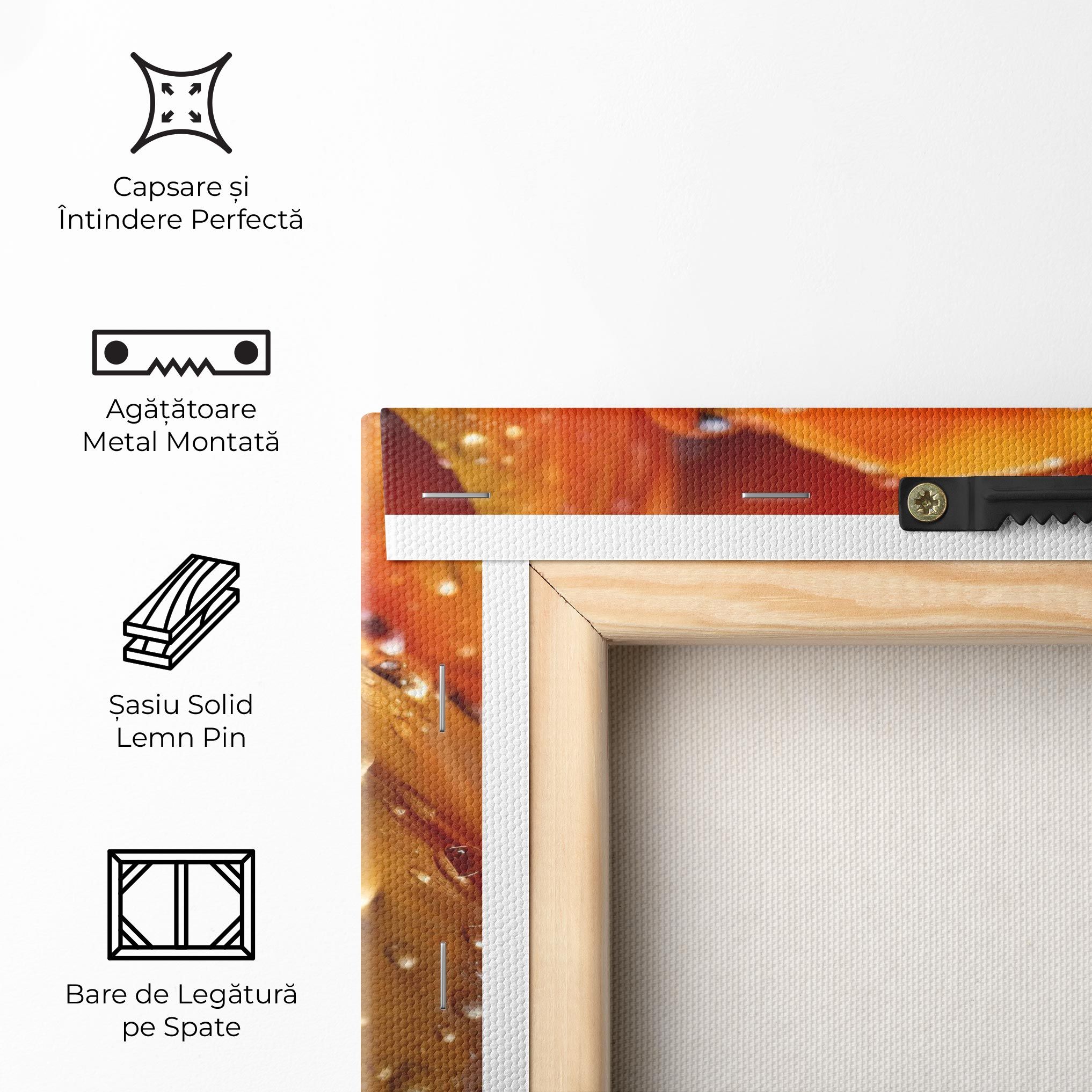 Orange Tulip Water Drops mockup 5