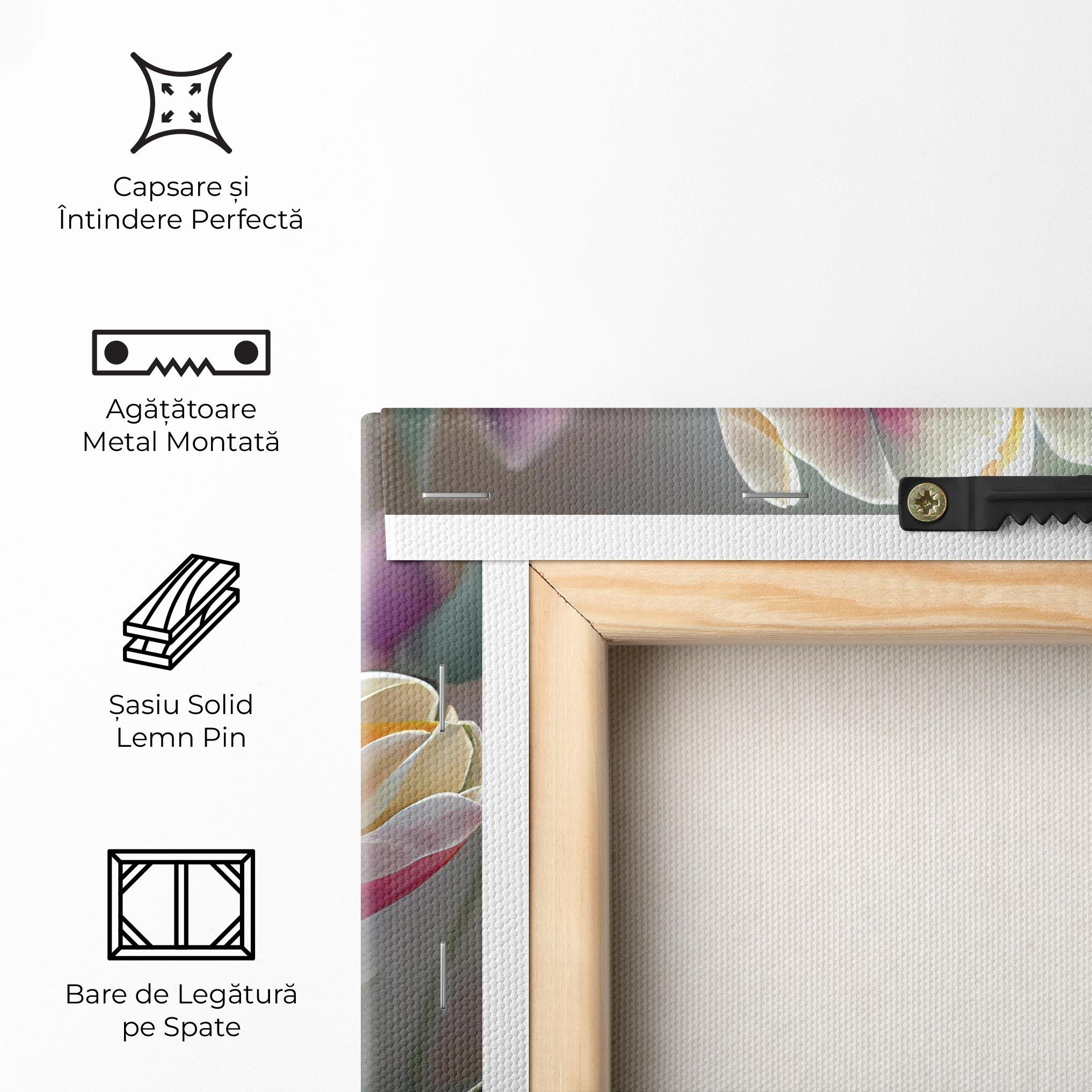 Tablou Canvas Pretty Tulips mockup 5