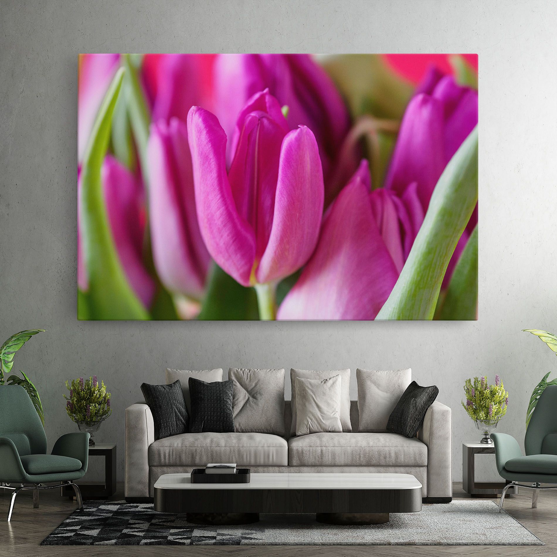Purple Tulip Close Up mockup 7