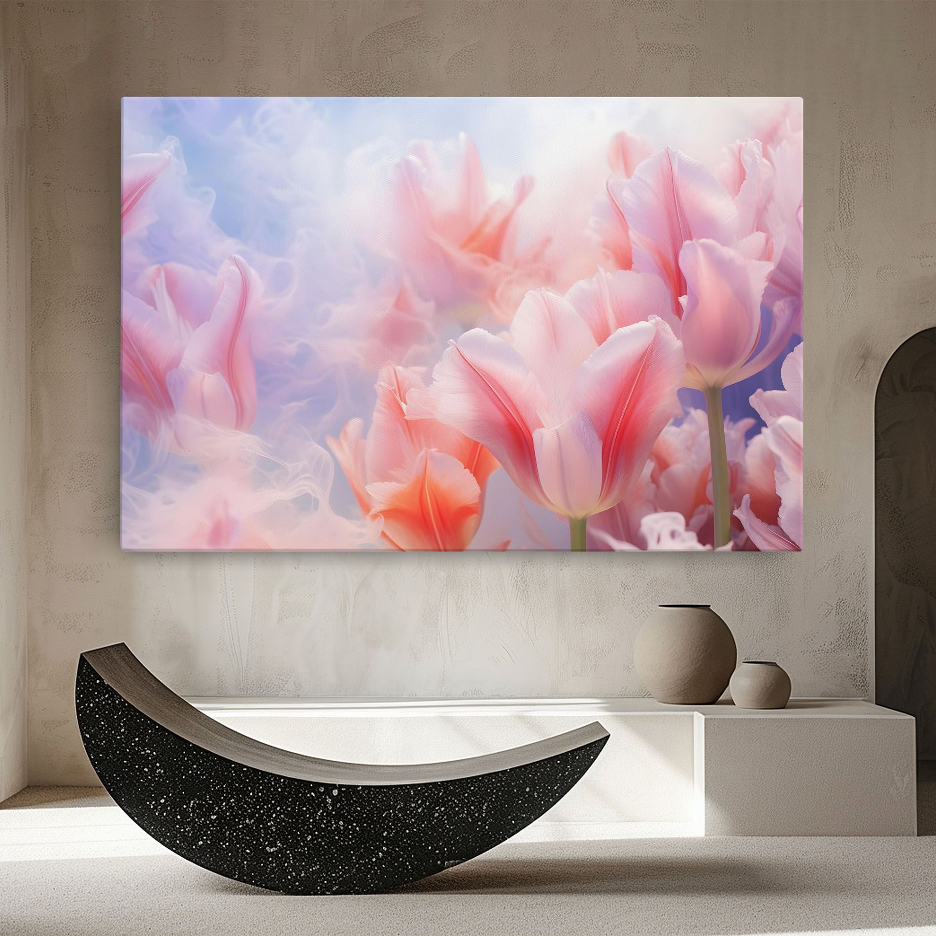 Dreamy Pink Tulips mockup 8