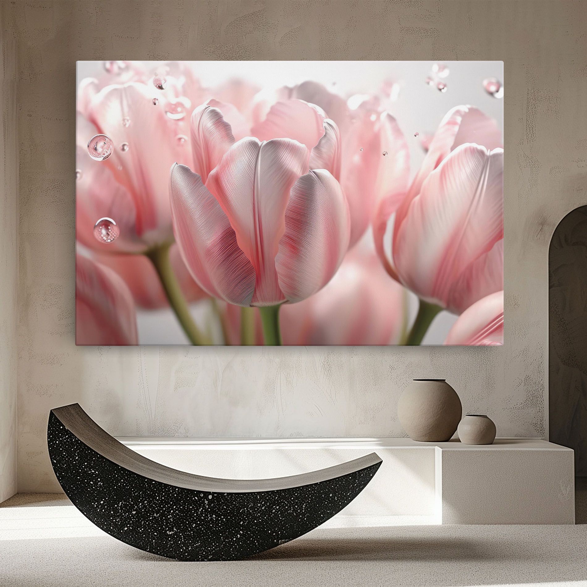 Pink Pretty Tulips mockup 8