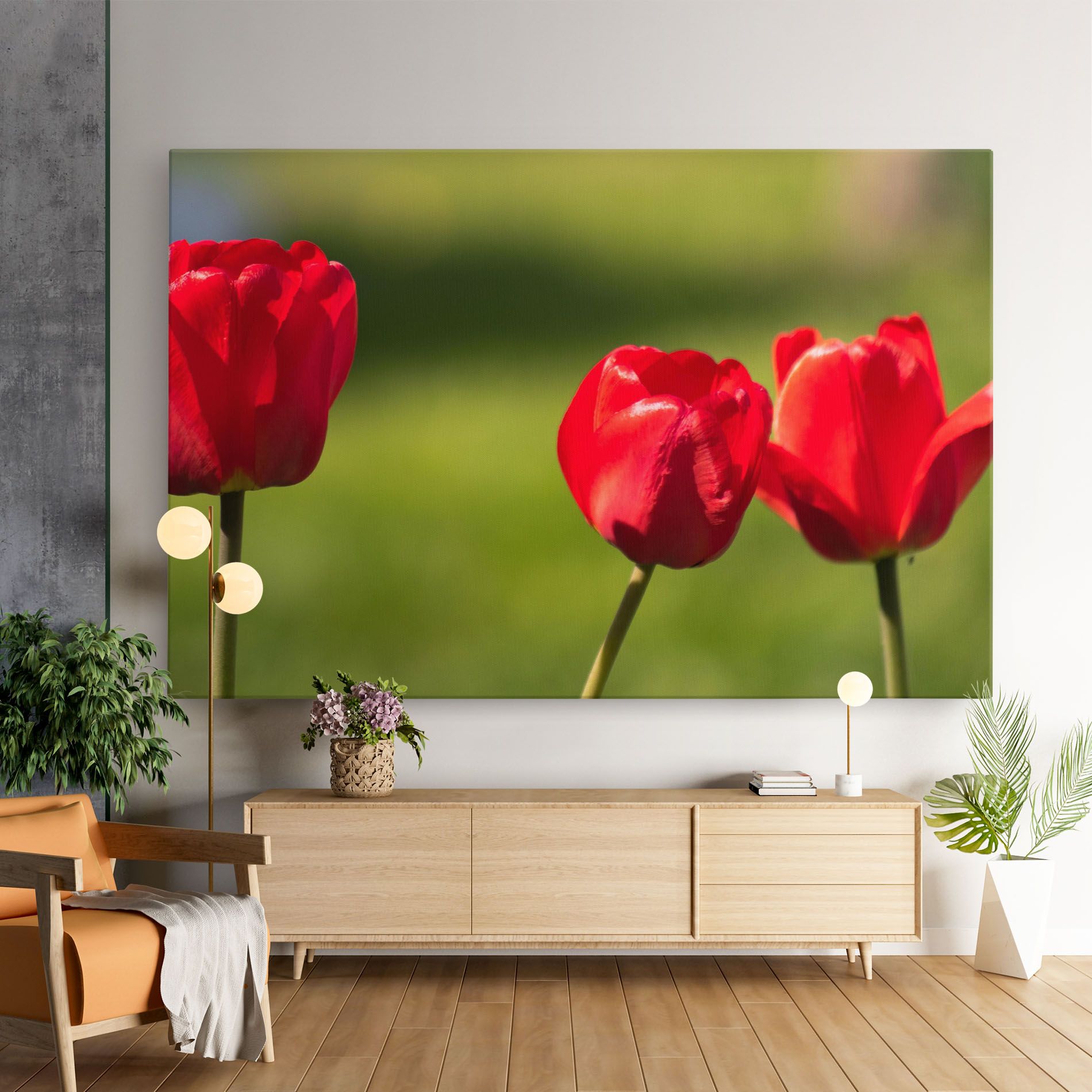3 Red Tulips mockup 9