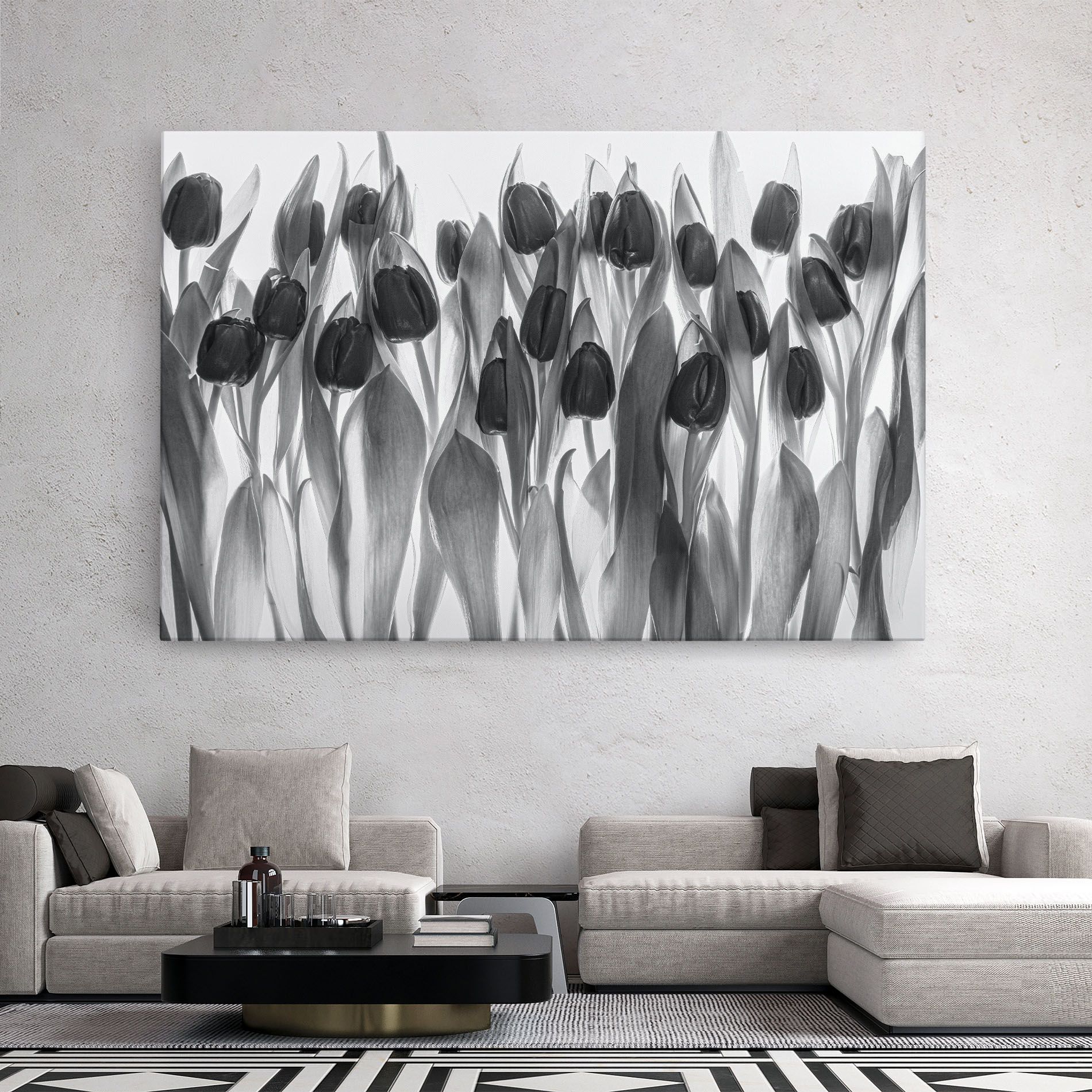 Grey Tulips mockup 2