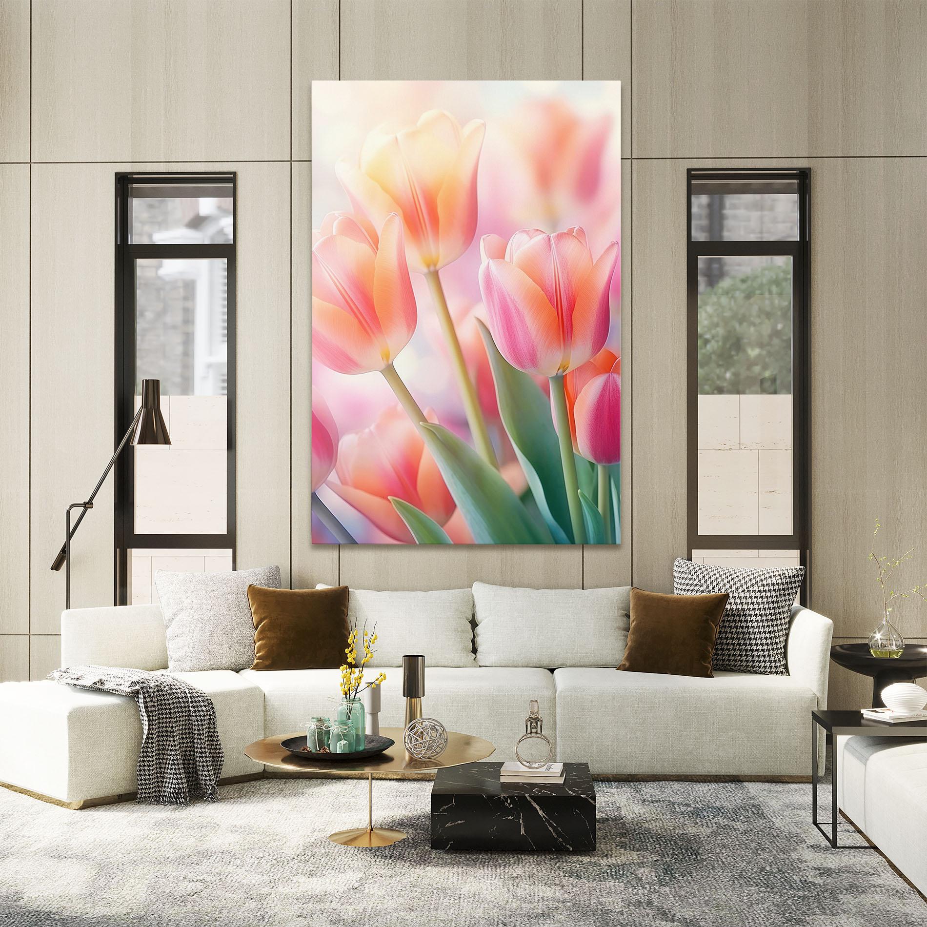 Tablou Canvas Dreamy Tulips mockup 2