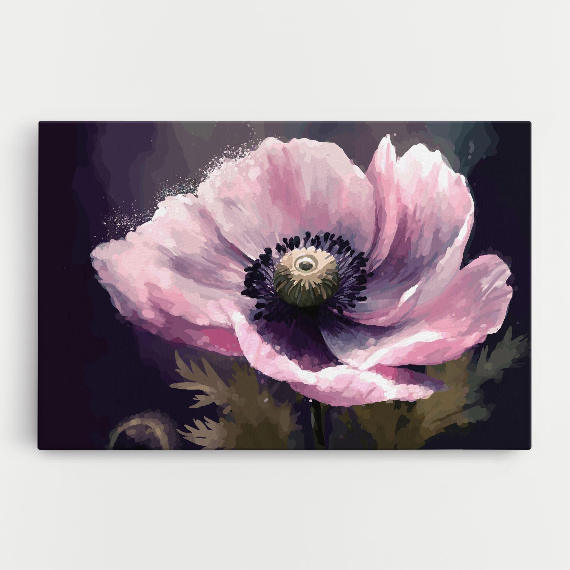 Tablou Canvas Pretty Pink Poppy mockup 0