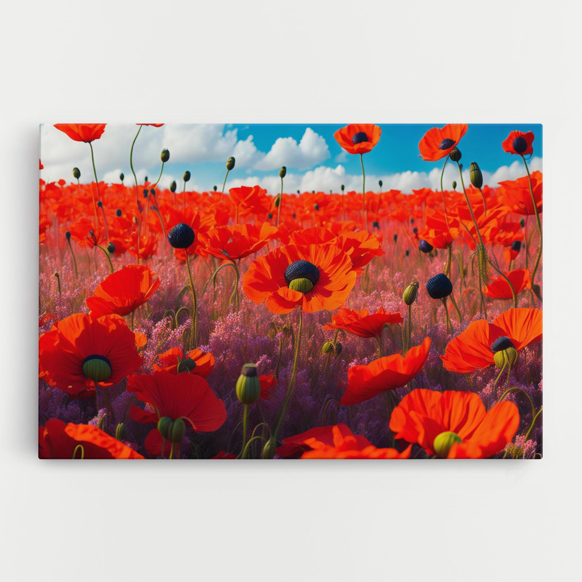 Tablou Canvas Wild Poppies mockup 0