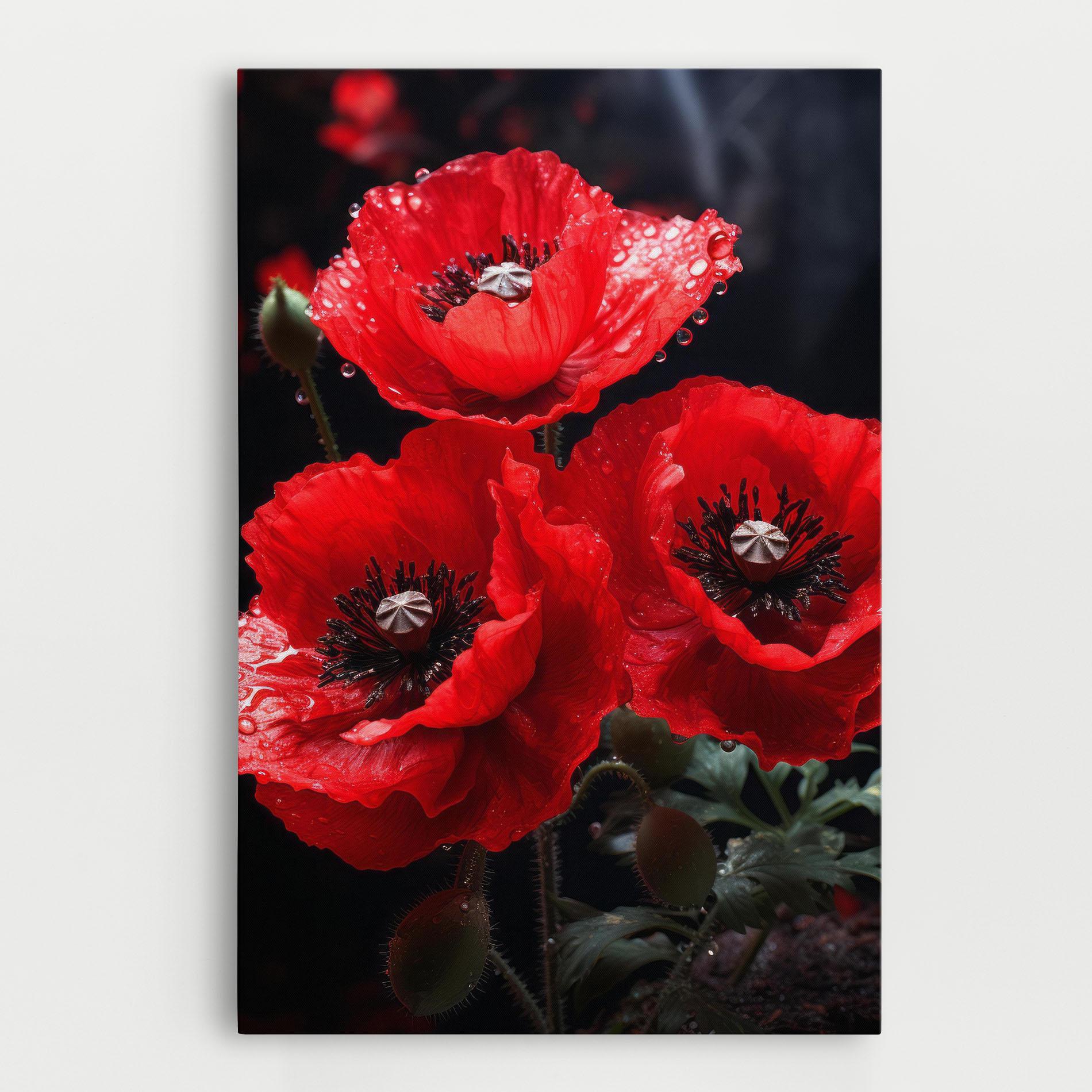 Tablou Canvas Red Poppy mockup 0