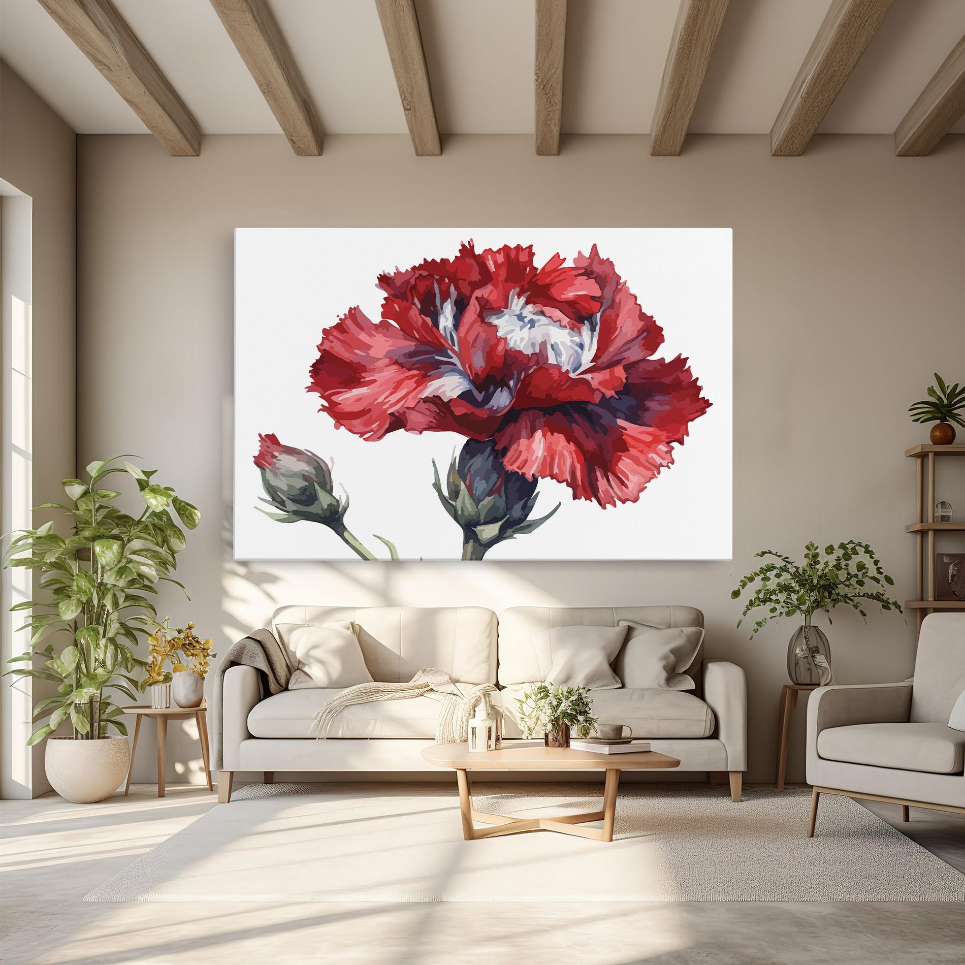Tablou Canvas Pretty Poppy mockup 6