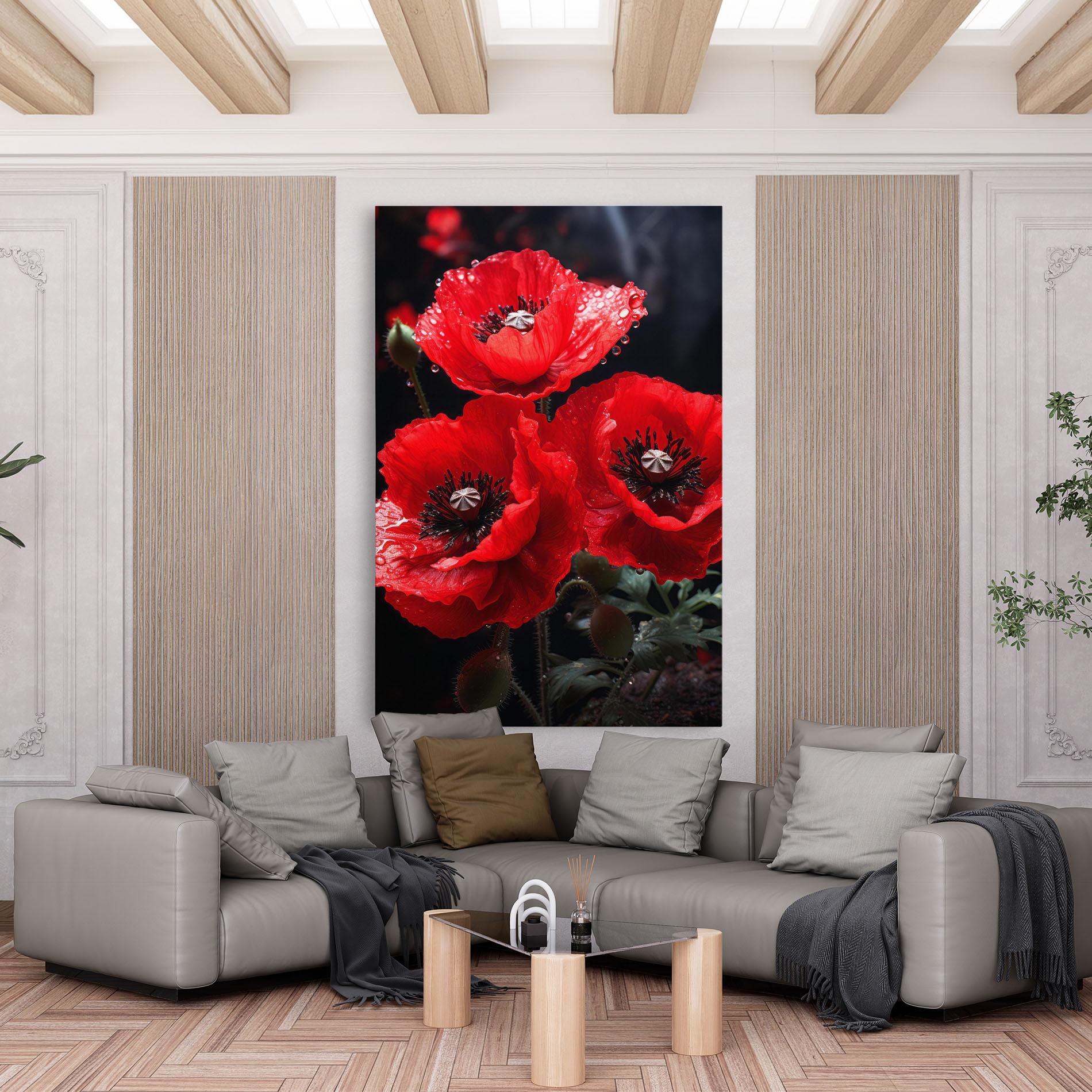 Tablou Canvas Red Poppy mockup 6