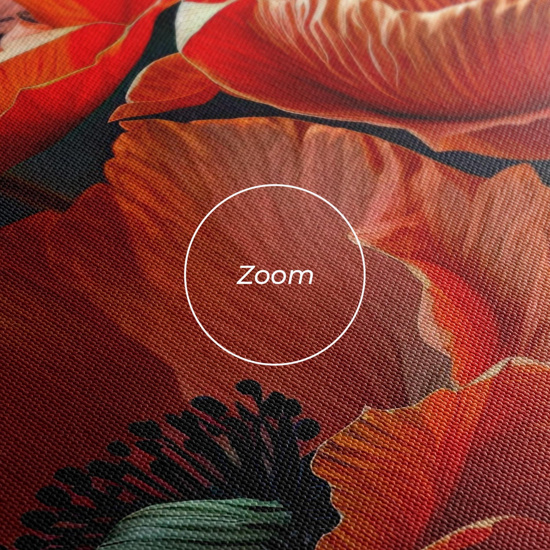 Tablou Canvas 3 Poppies mockup 3