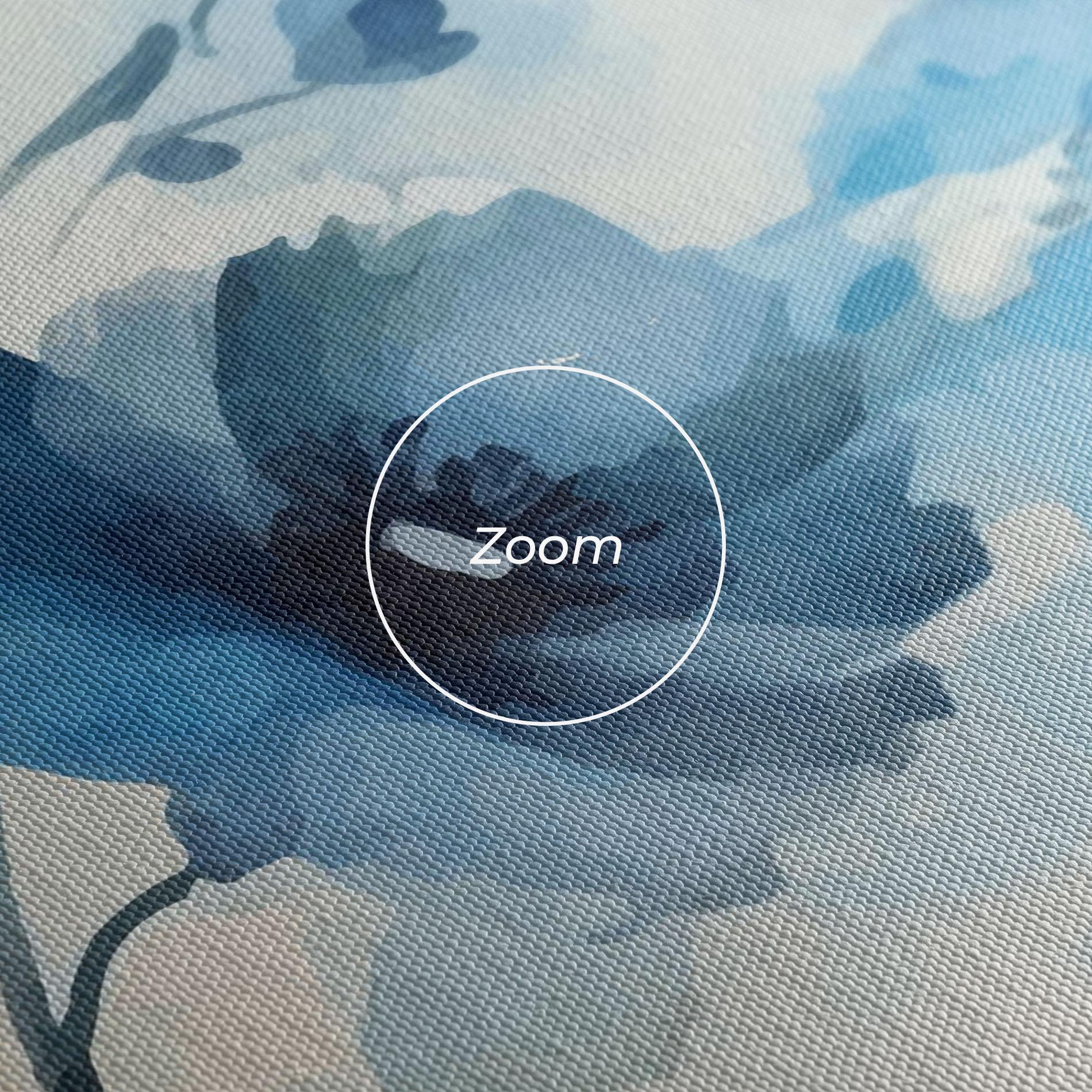 Tablou Canvas Blue Poppies mockup 3