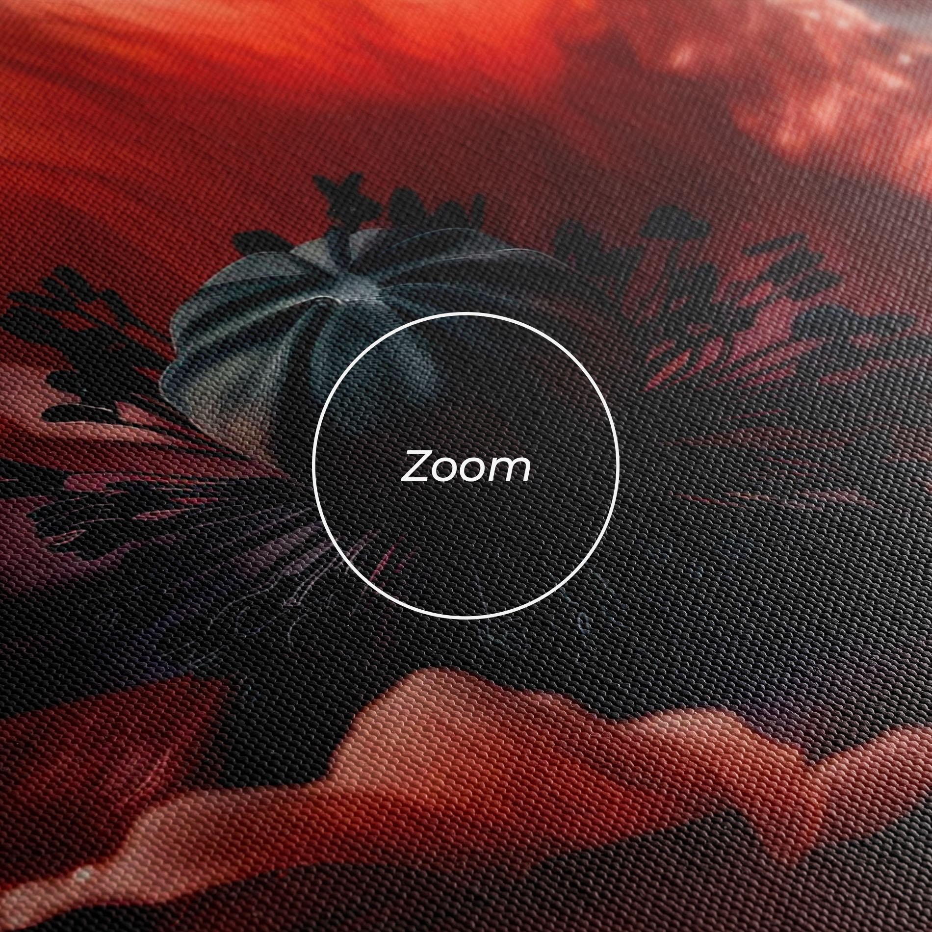 Tablou Canvas Dark Shade Poppy mockup 3