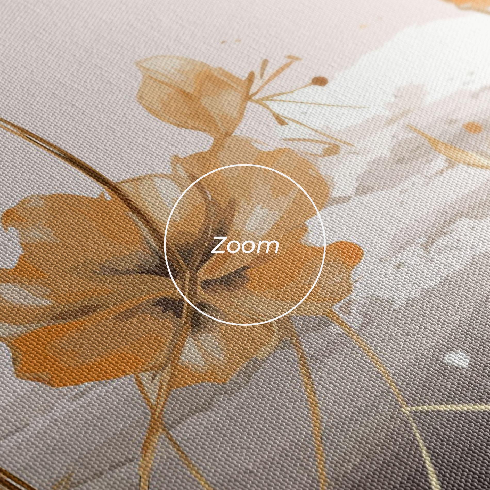 Tablou Canvas Gold Black Poppy mockup 3