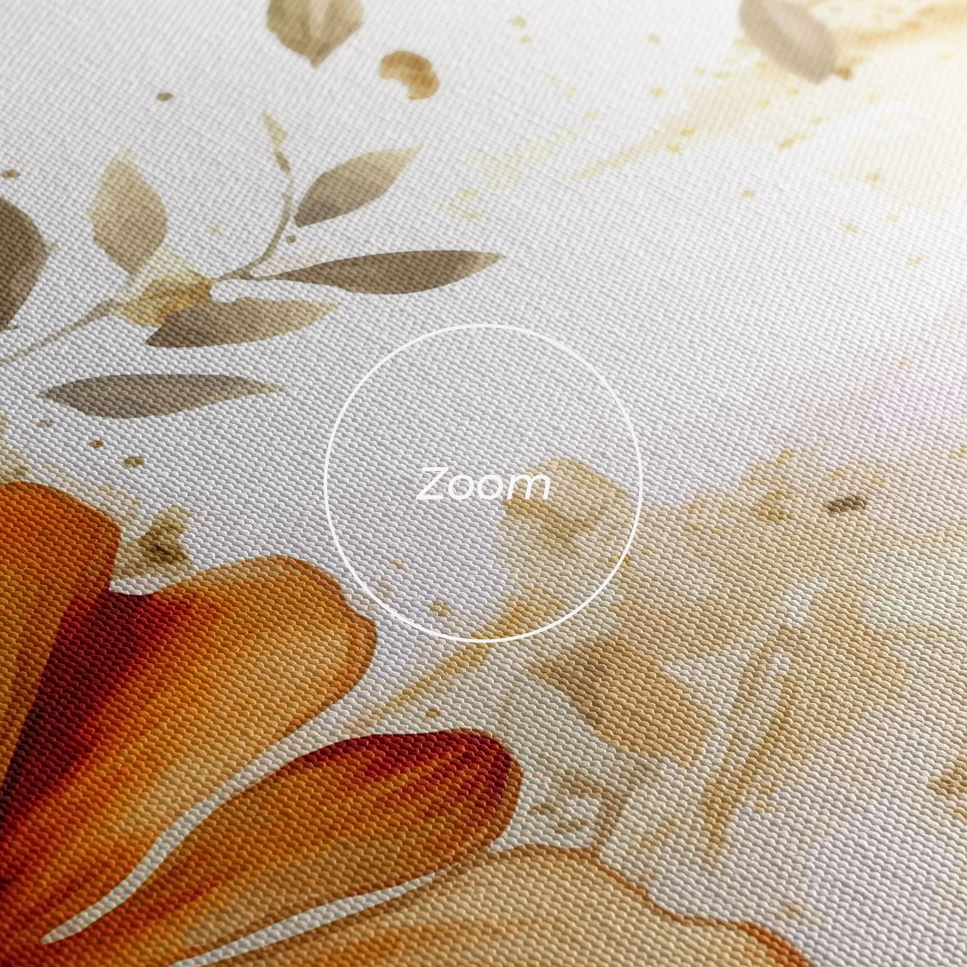 Gold Orange Poppy mockup 3