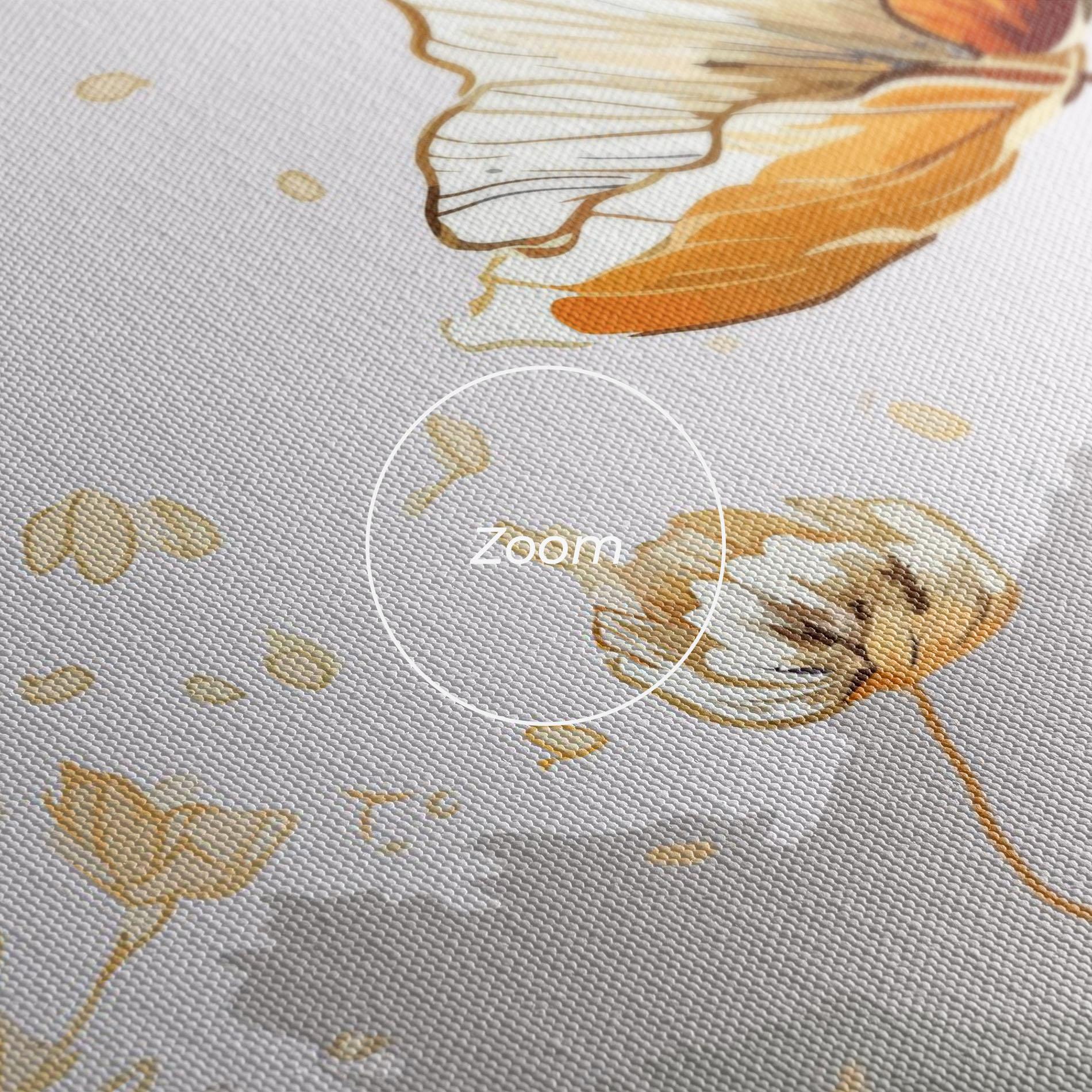 Tablou Canvas Gold Poppies mockup 3