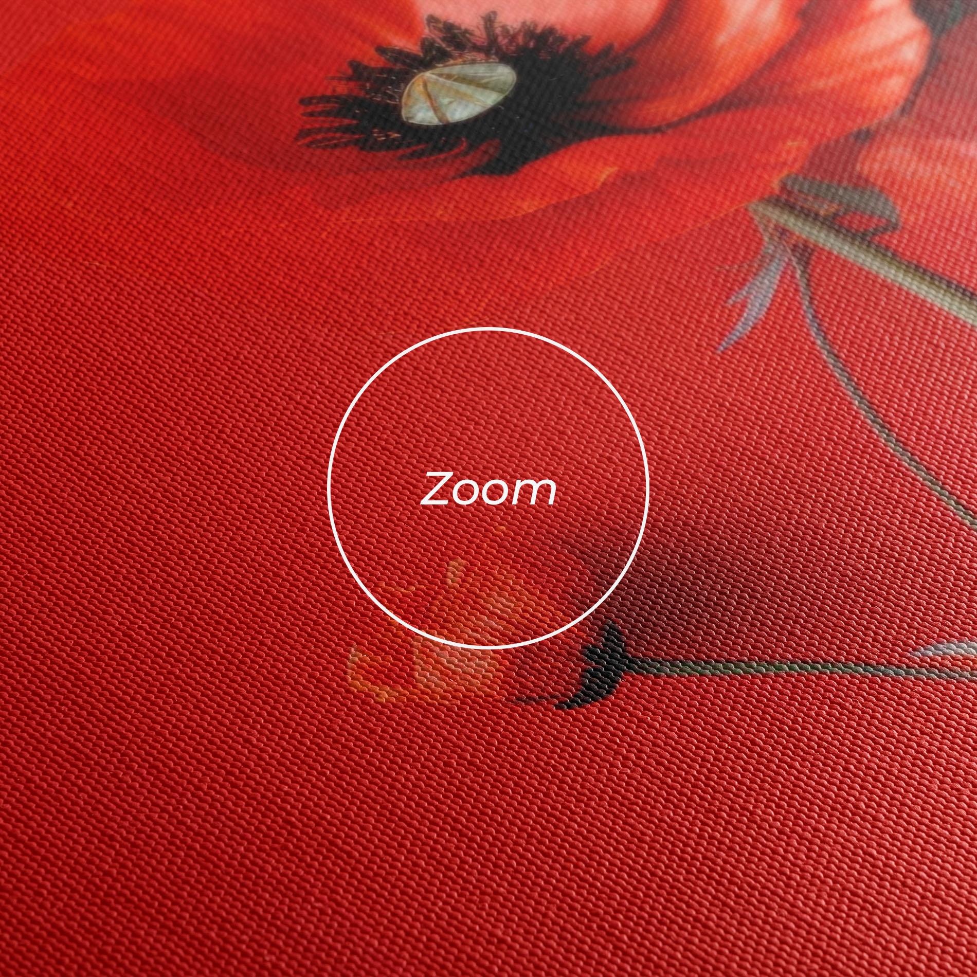 Tablou Canvas Poppies On The Table mockup 3