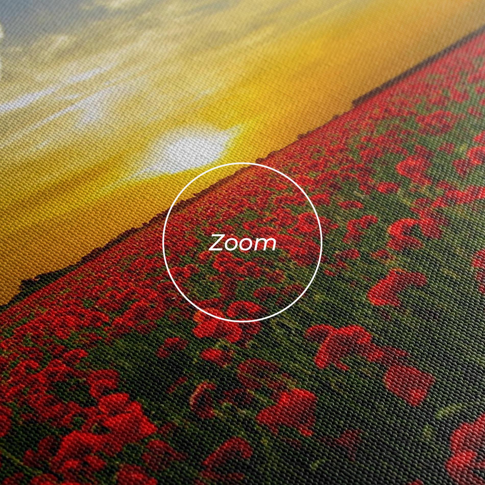Tablou Canvas Poppies Sunset mockup 3