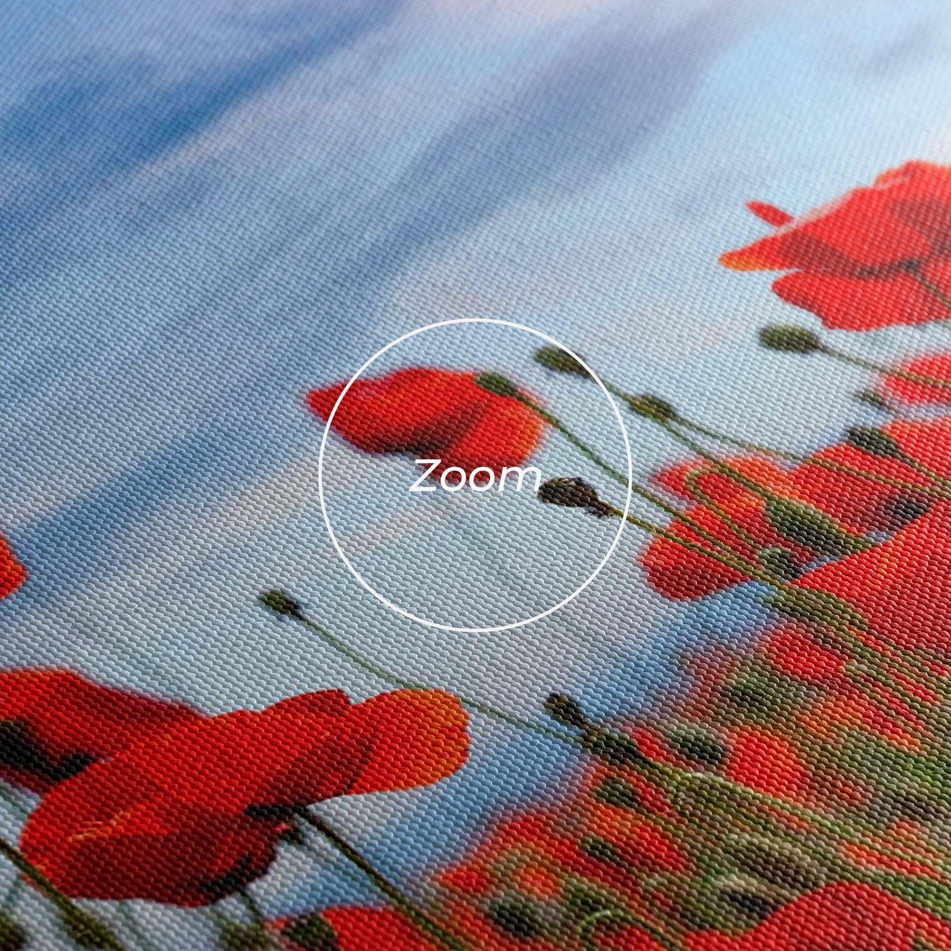 Tablou Canvas Poppy Field mockup 3