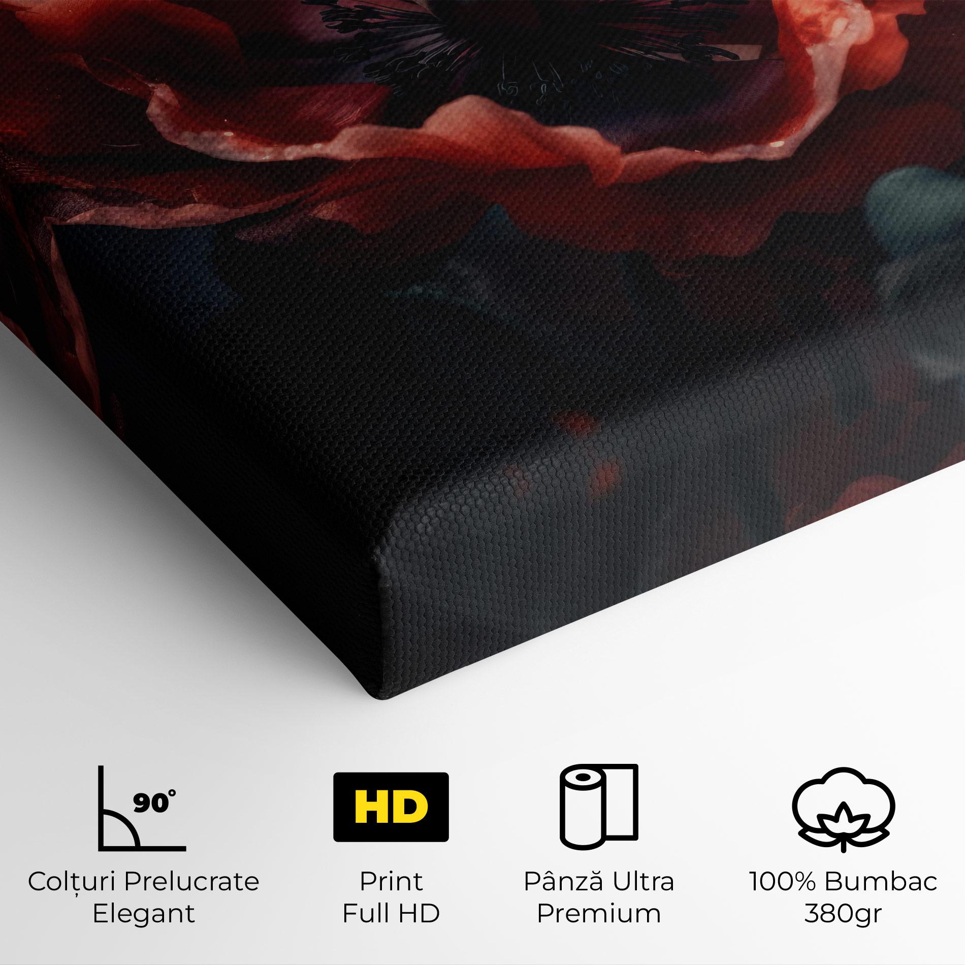 Tablou Canvas Dark Shade Poppy mockup 4