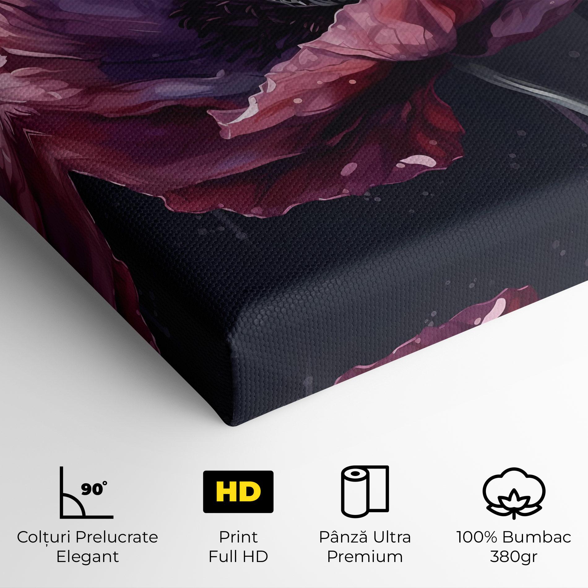 Tablou Canvas Light Purple Poppy mockup 4