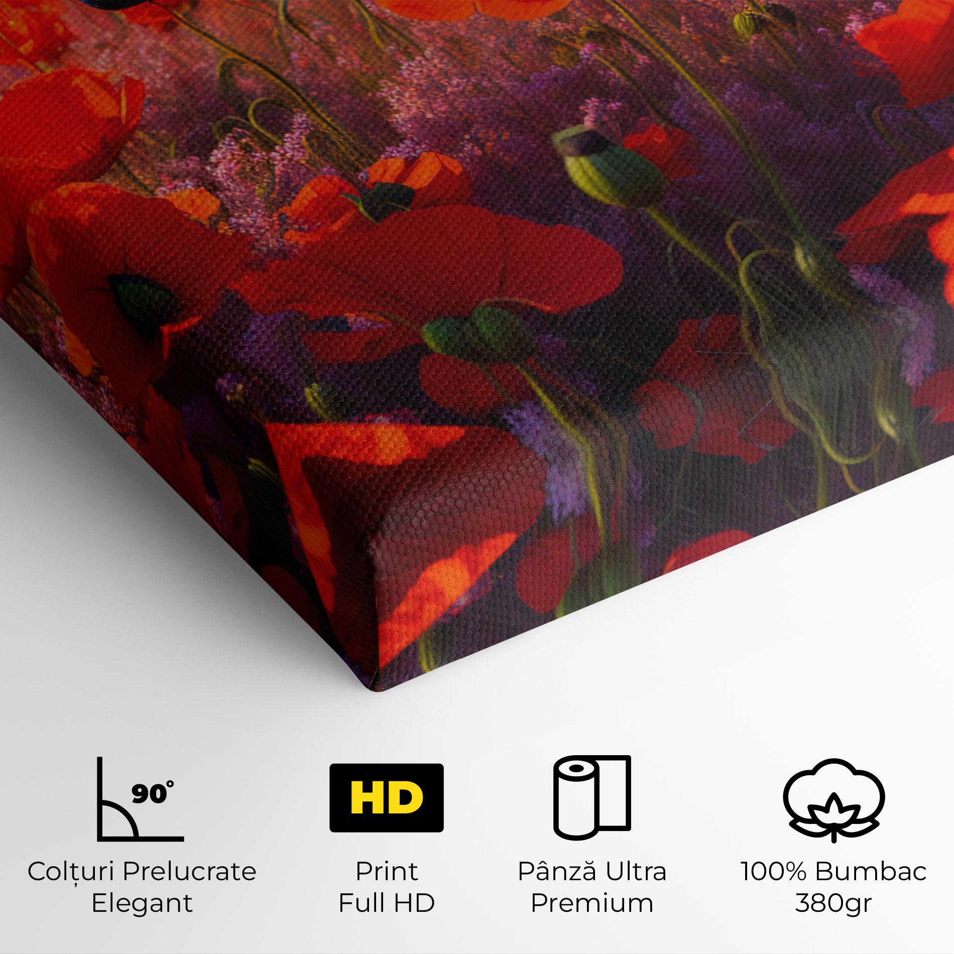 Tablou Canvas Wild Poppies mockup 4