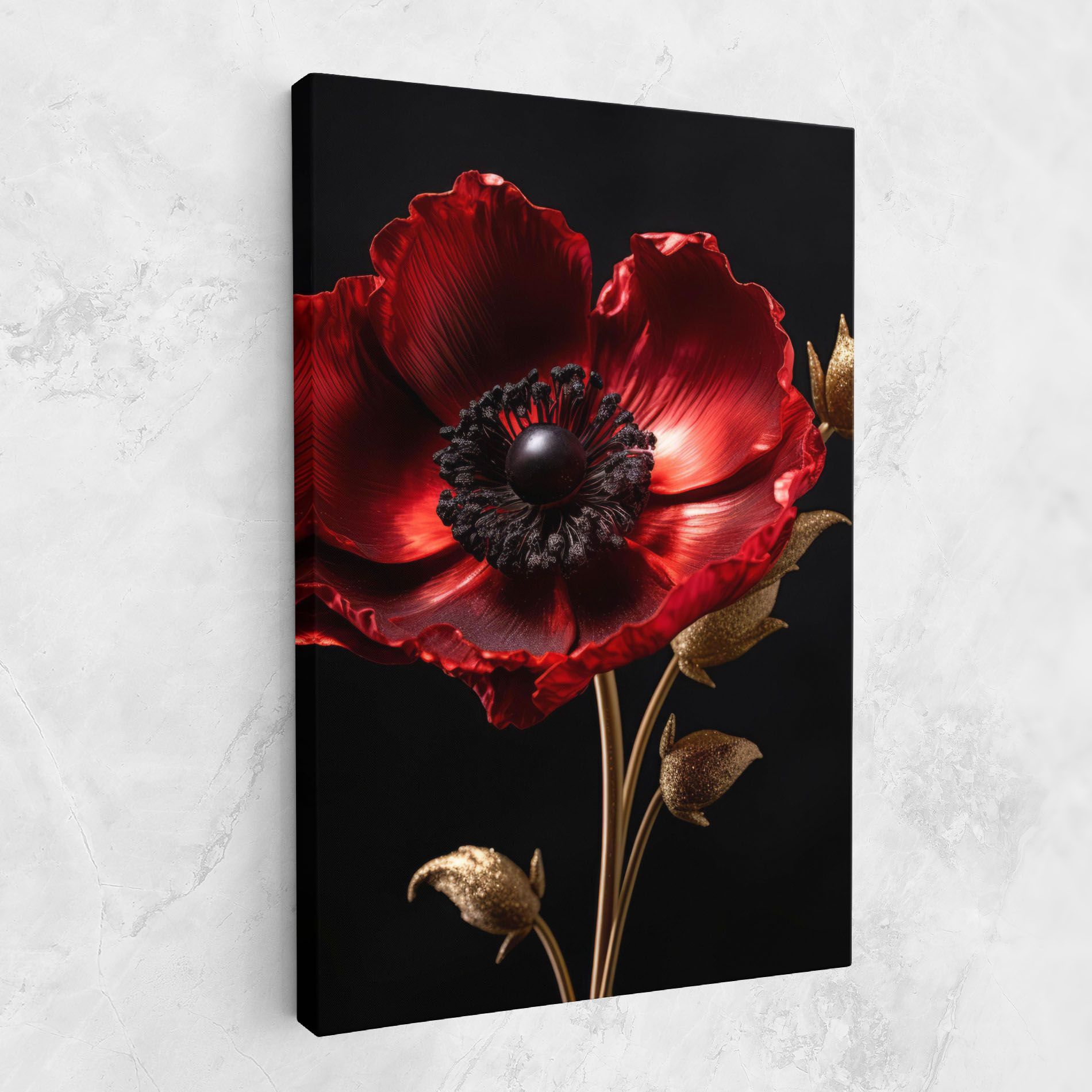Dark Red Poppy mockup 1