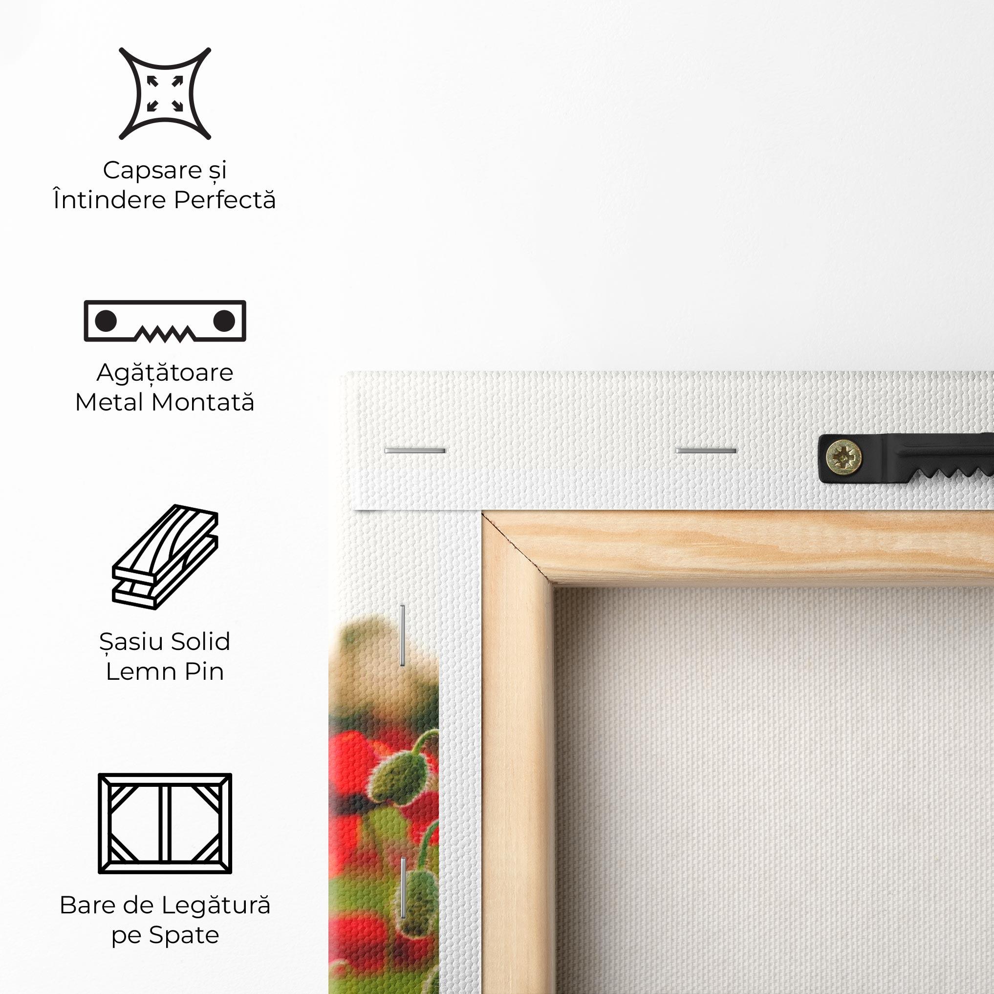 Tablou Canvas Poppies Field mockup 5