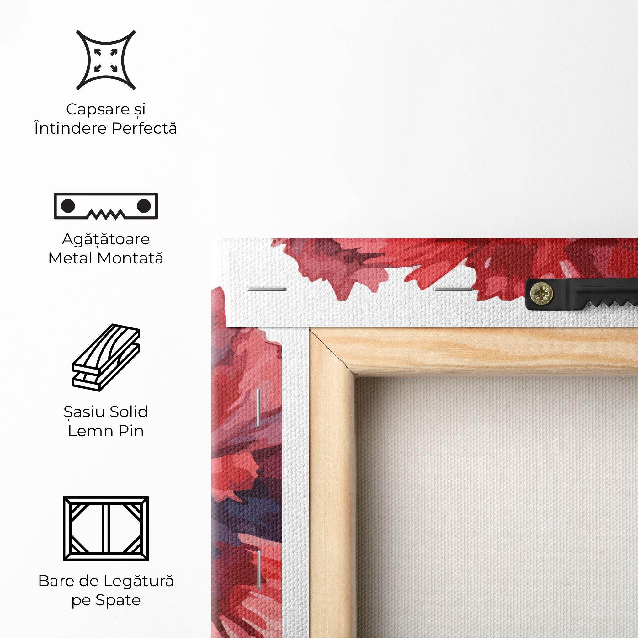 Tablou Canvas Pretty Poppy mockup 5