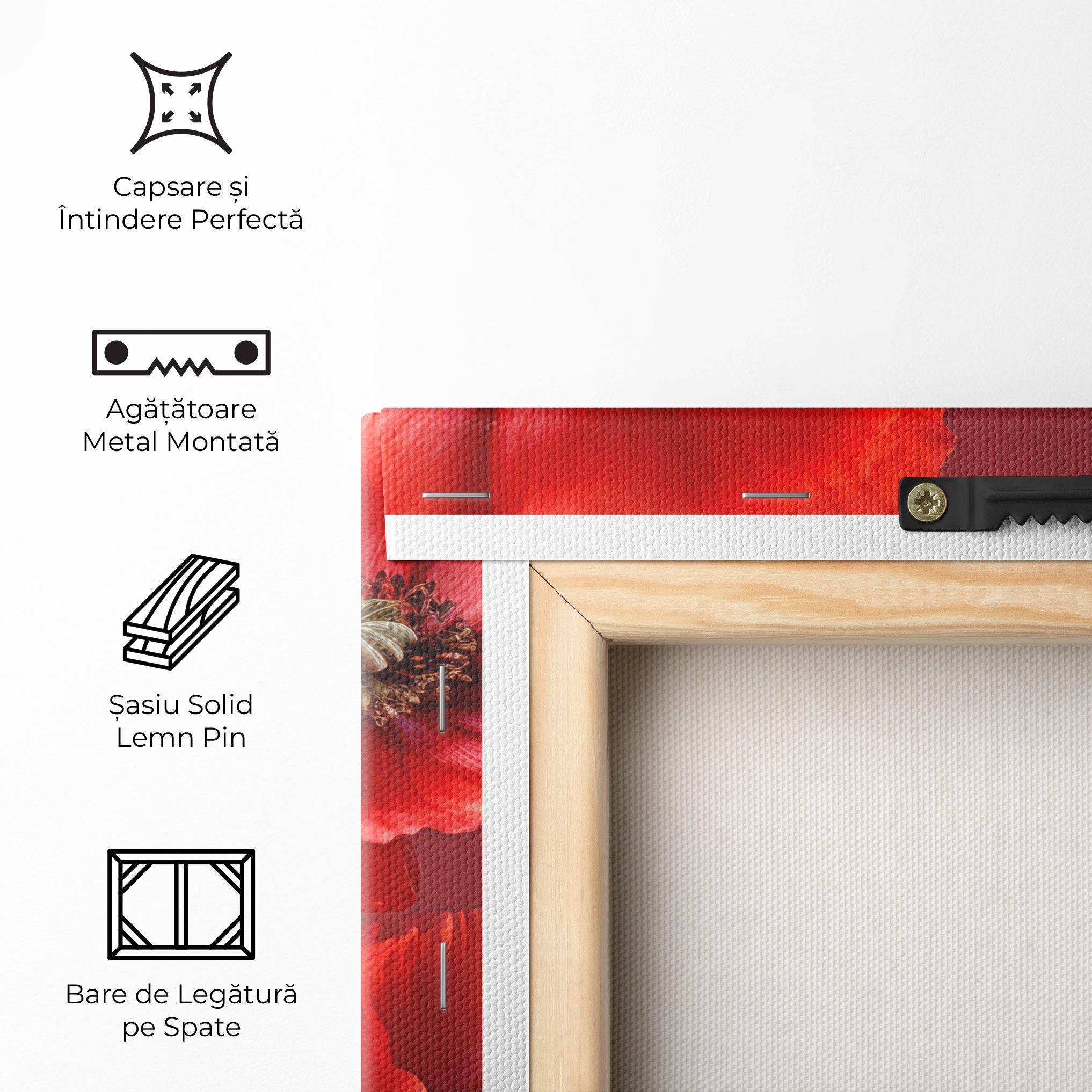 Tablou Canvas Red Poppies mockup 5