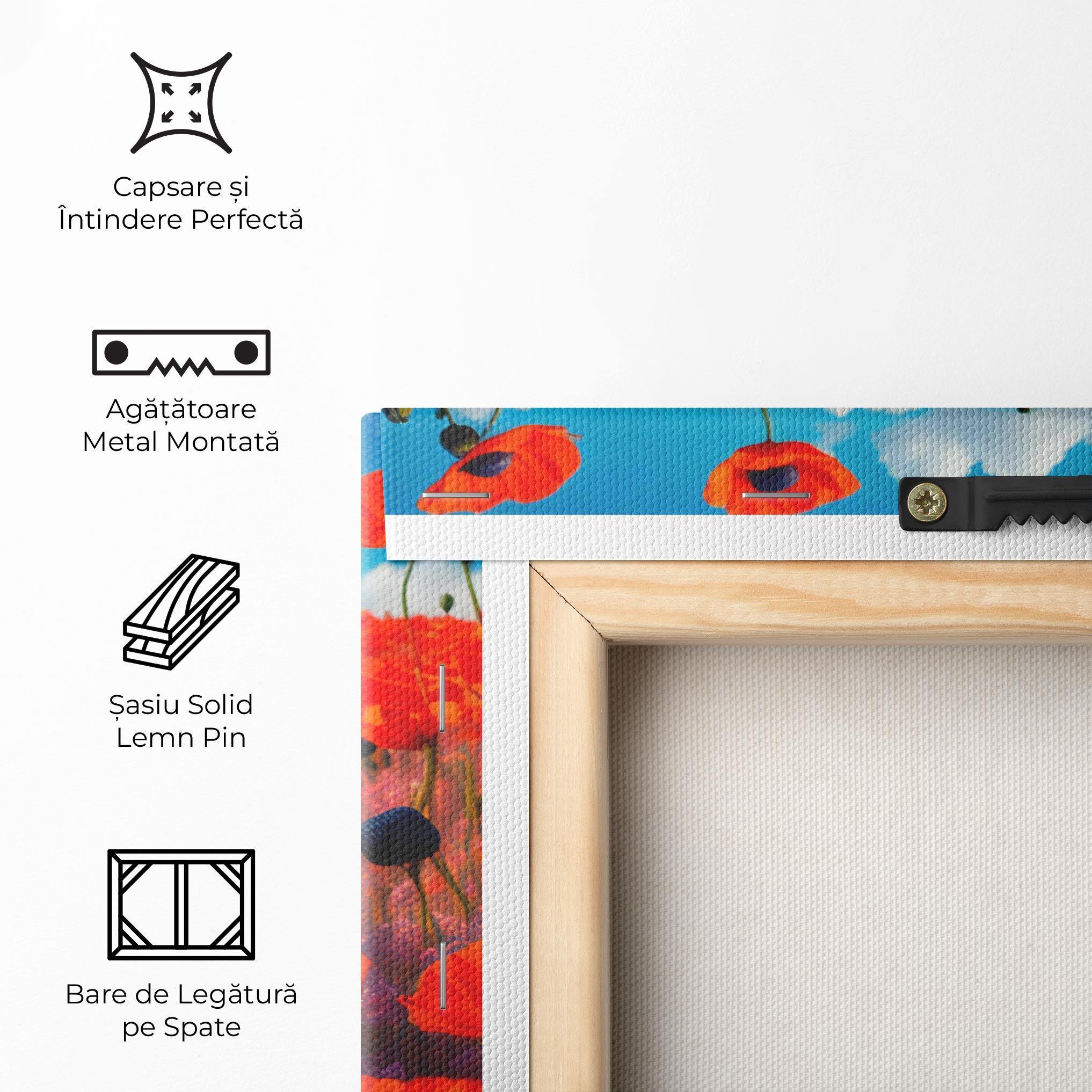 Tablou Canvas Wild Poppies mockup 5