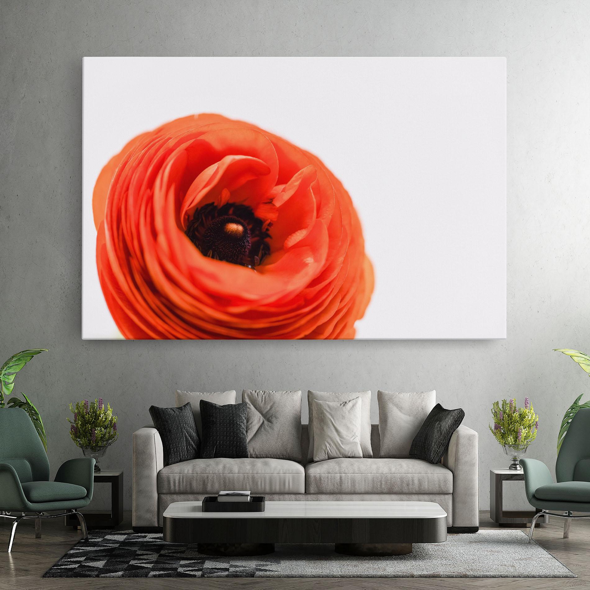 Tablou Canvas Pretty Red Poppy mockup 7