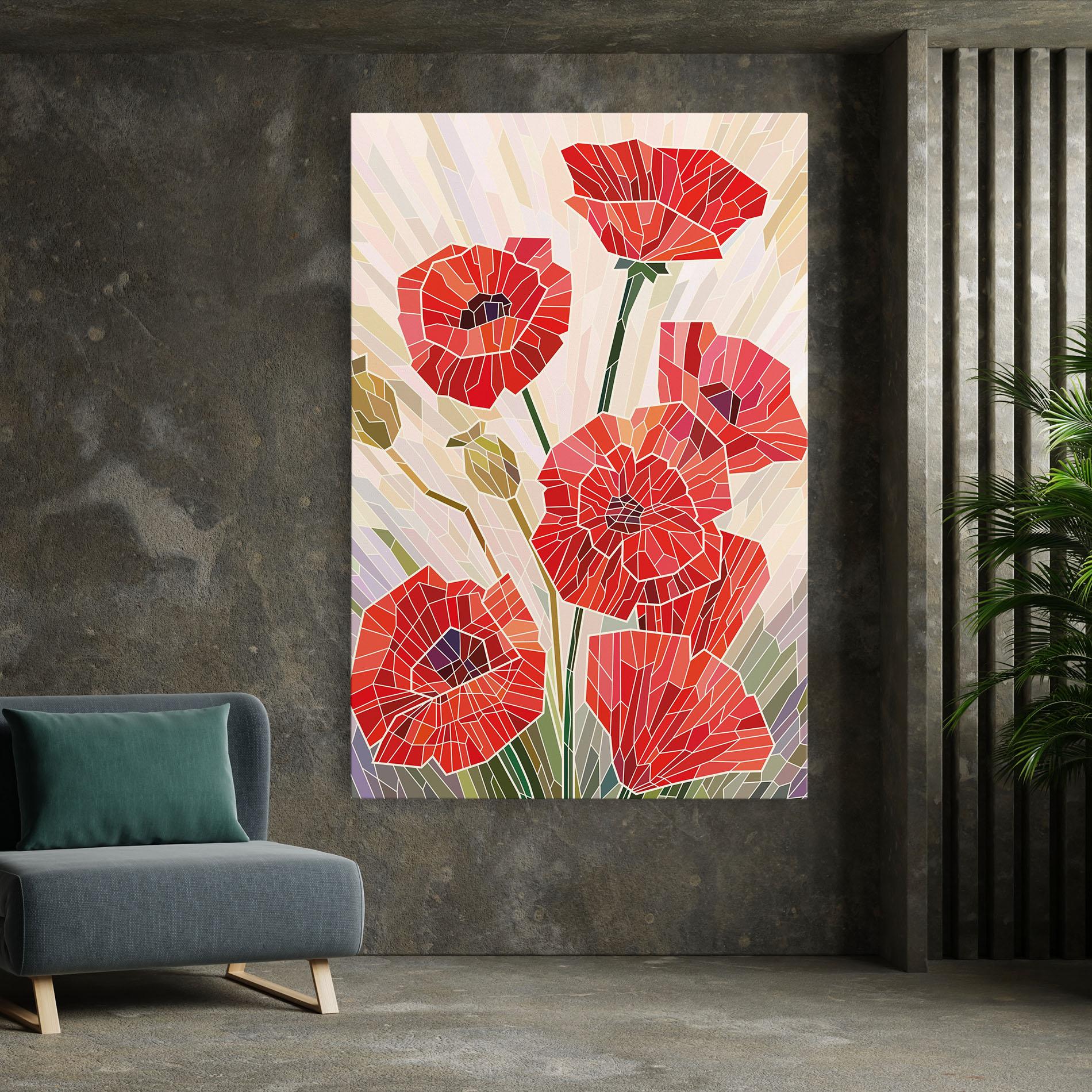 Tablou Canvas Poppy Glass mockup 7