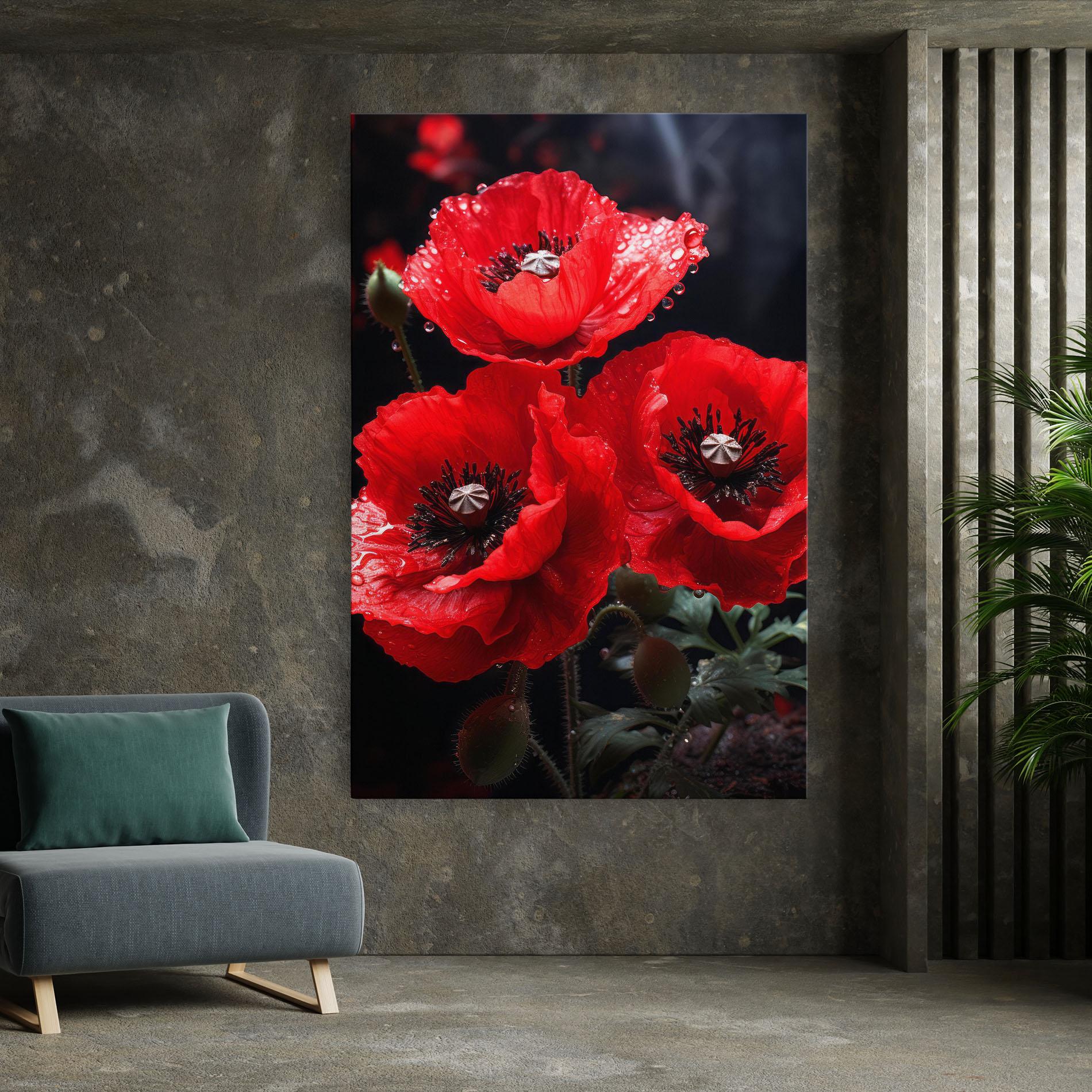 Tablou Canvas Red Poppy mockup 7