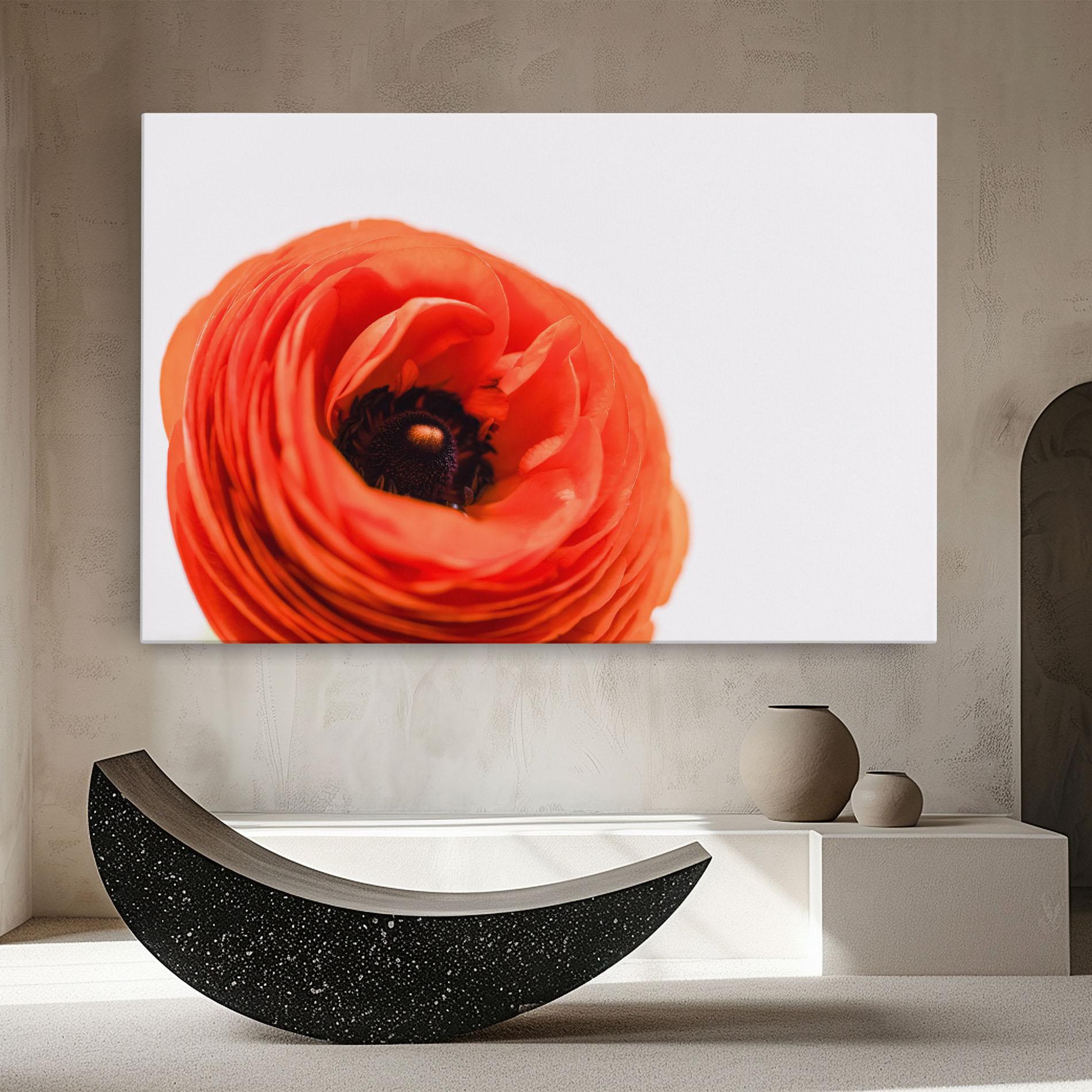 Tablou Canvas Pretty Red Poppy mockup 8