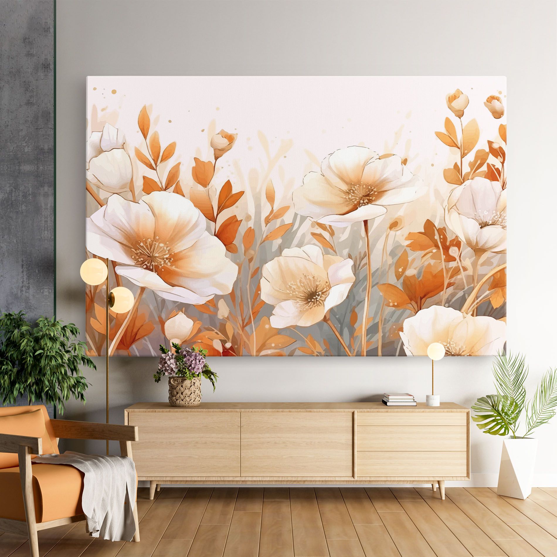 Orange Cream Poppy mockup 9