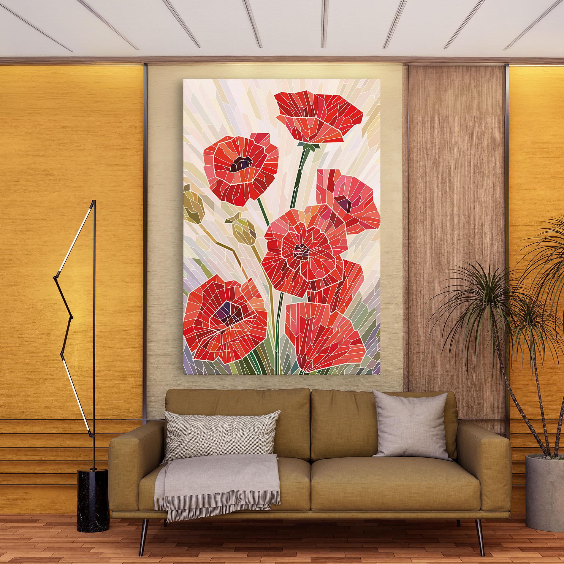 Tablou Canvas Poppy Glass mockup 9