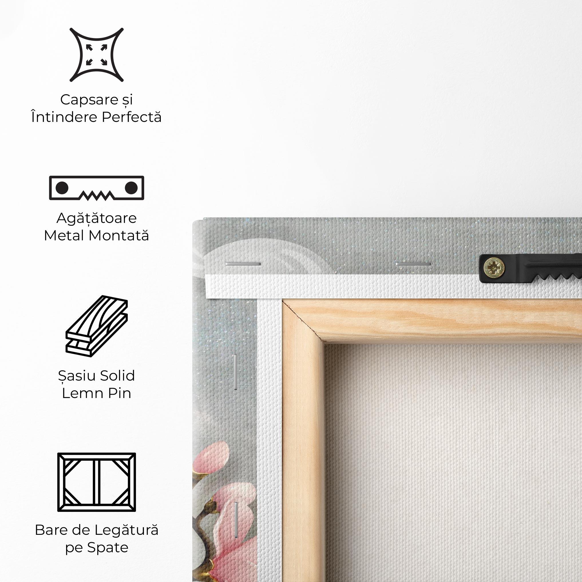 Tablou Canvas Pink Magnolia mockup 5