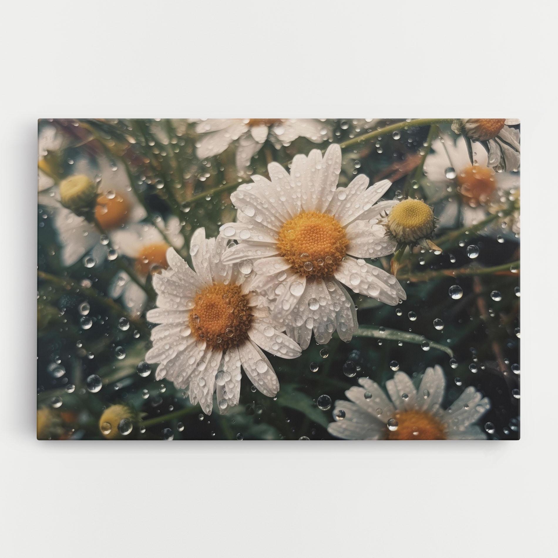 Tablou Canvas Daisy View After Rain mockup 0