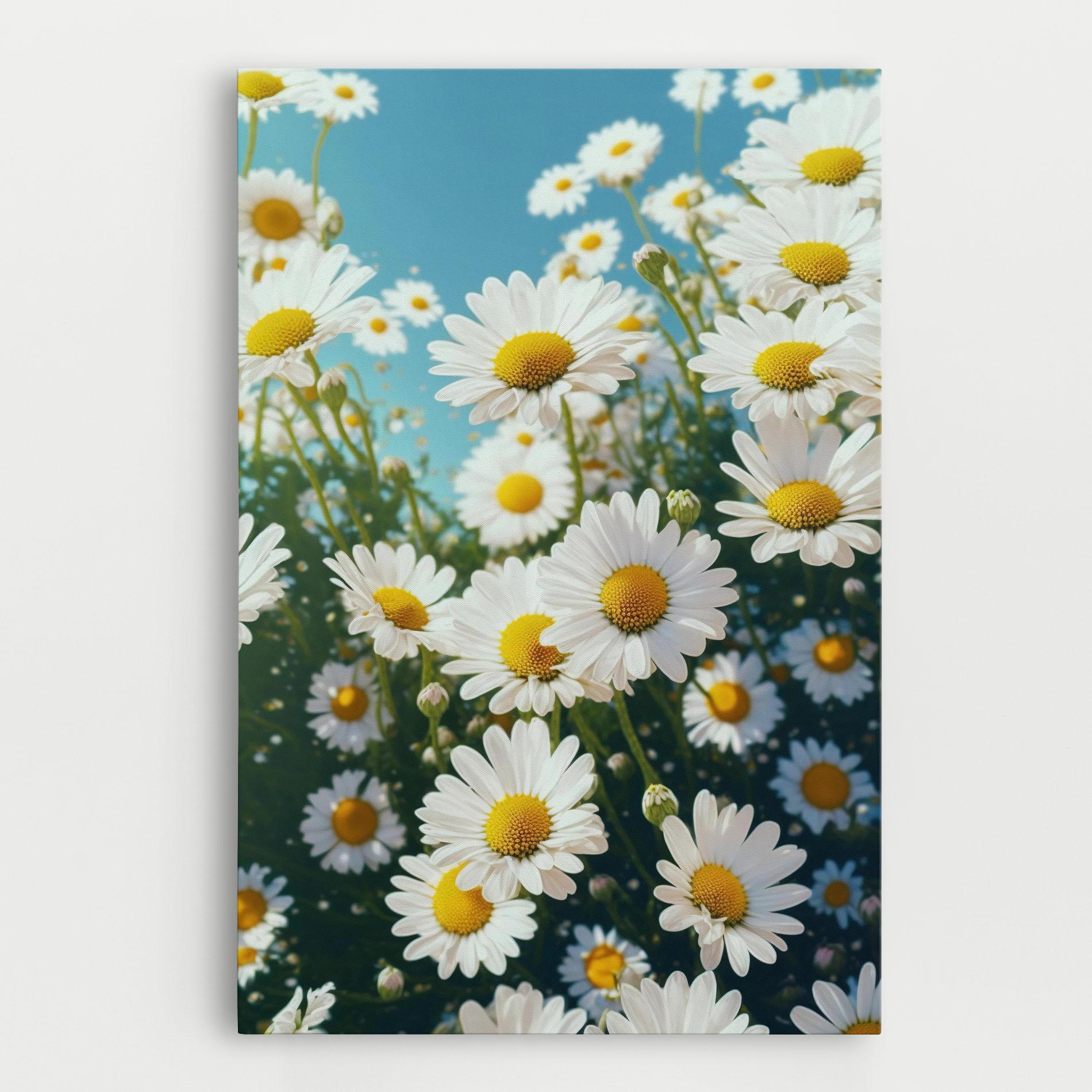 Tablou Canvas Daisy Field View mockup 0