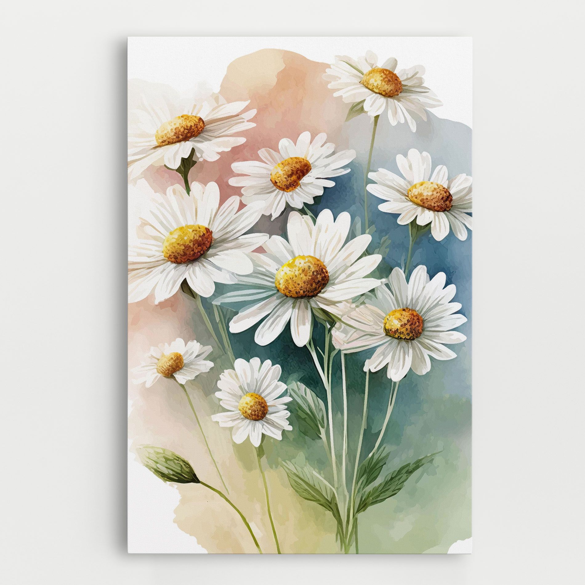 White Daisy Art mockup 0