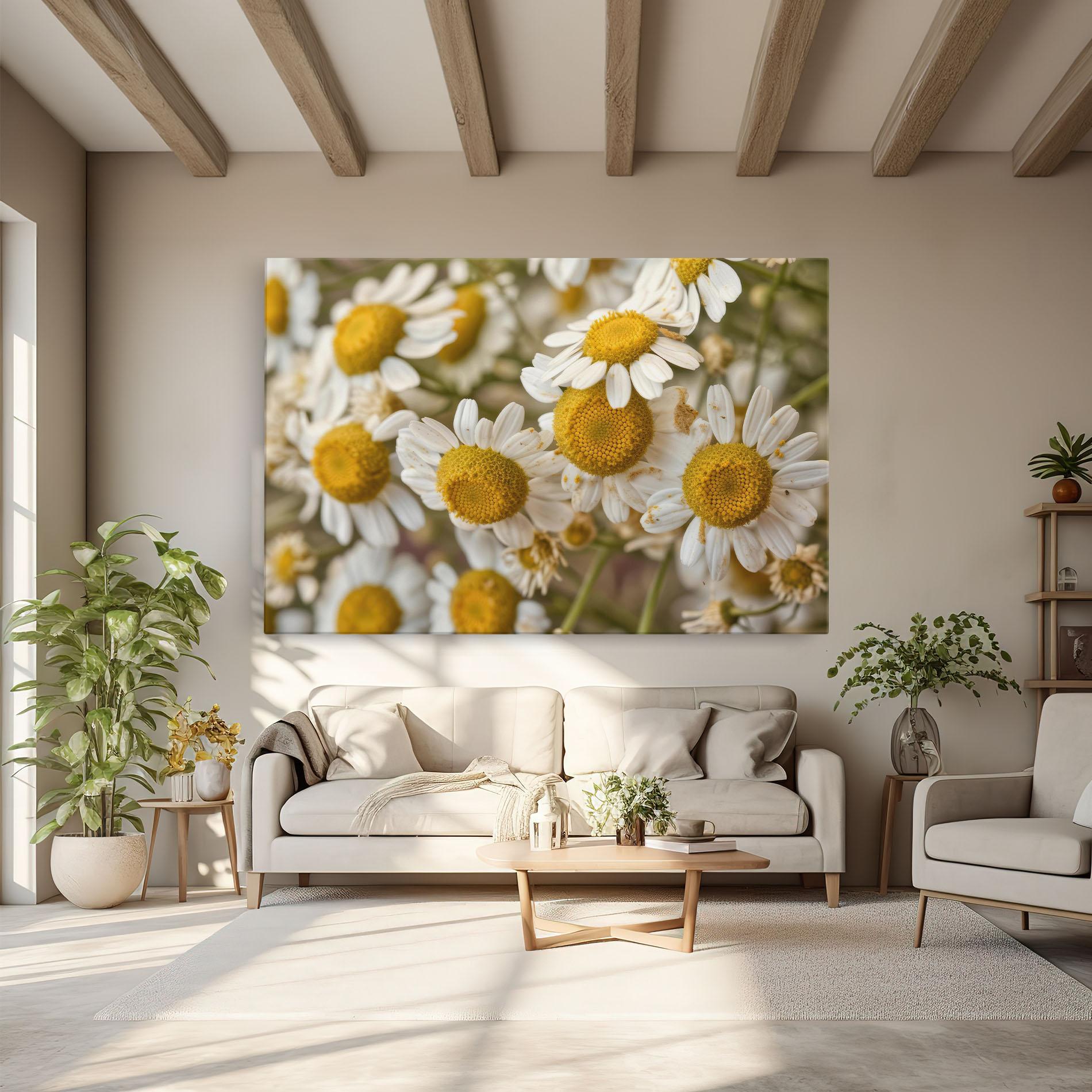 Tablou Canvas Daisy Wall mockup 6