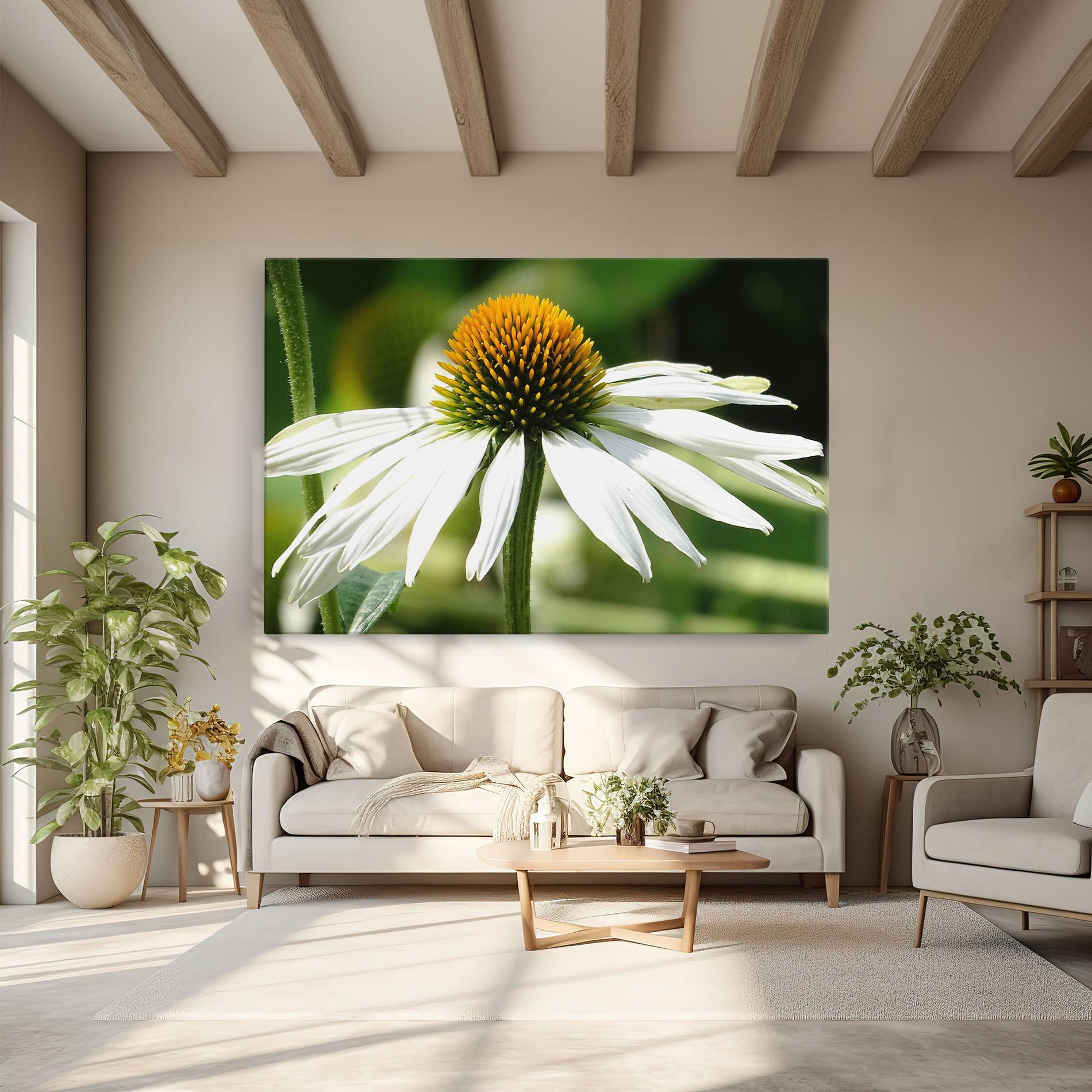 Tablou Canvas Green Daisy mockup 6