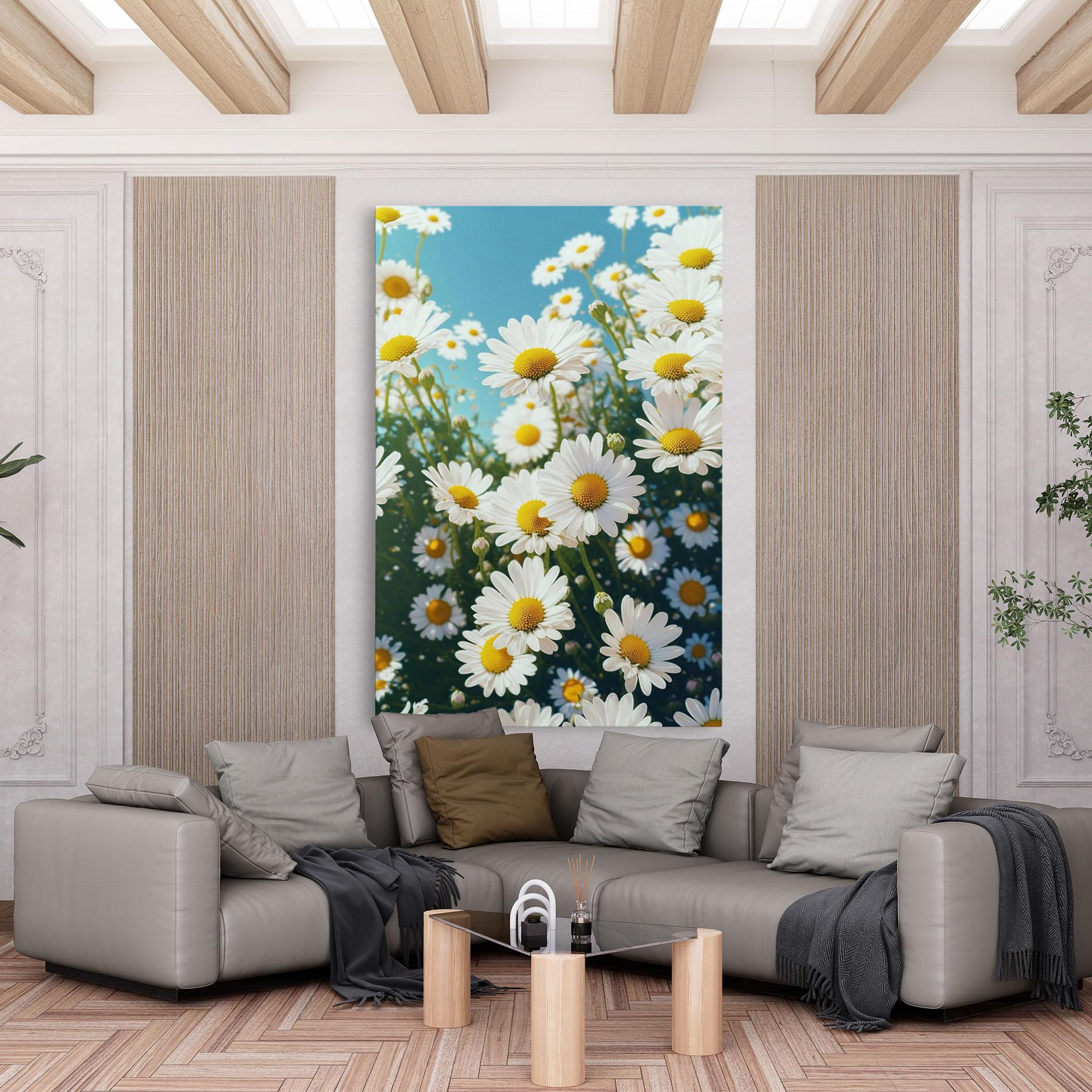 Tablou Canvas Daisy Field View mockup 6