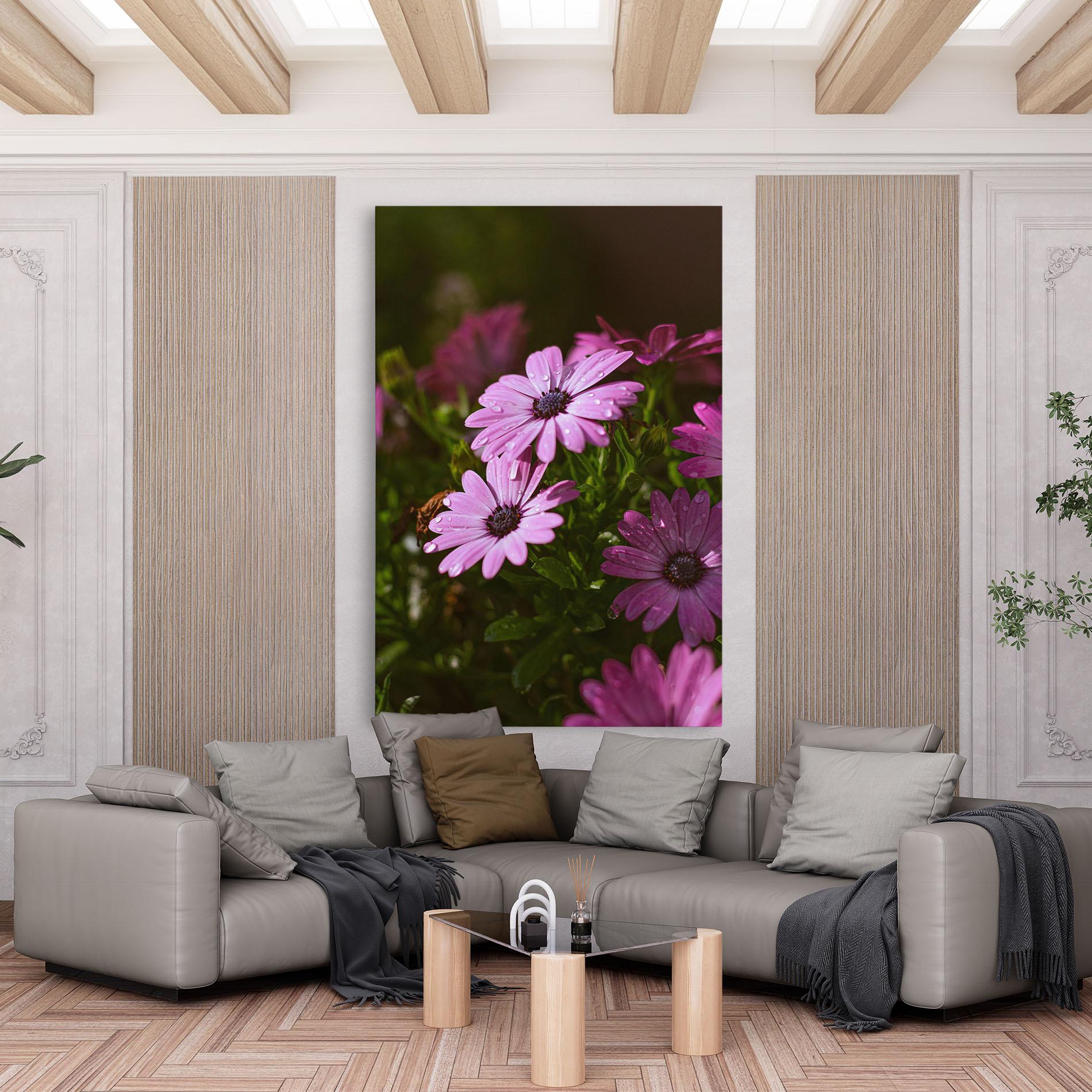 Tablou Canvas Purple Daisy mockup 6