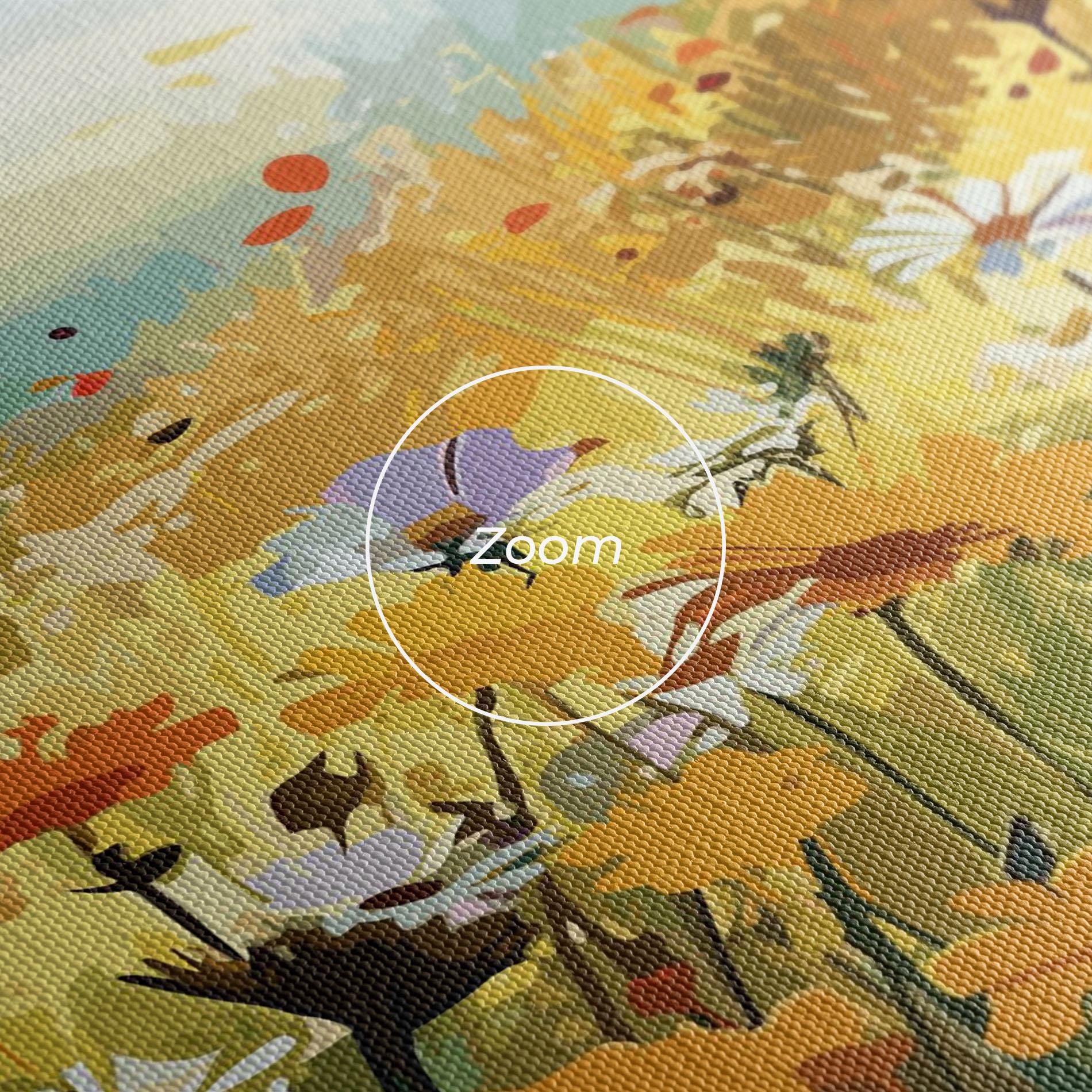 Tablou Canvas Colorful Daisy Mix mockup 3