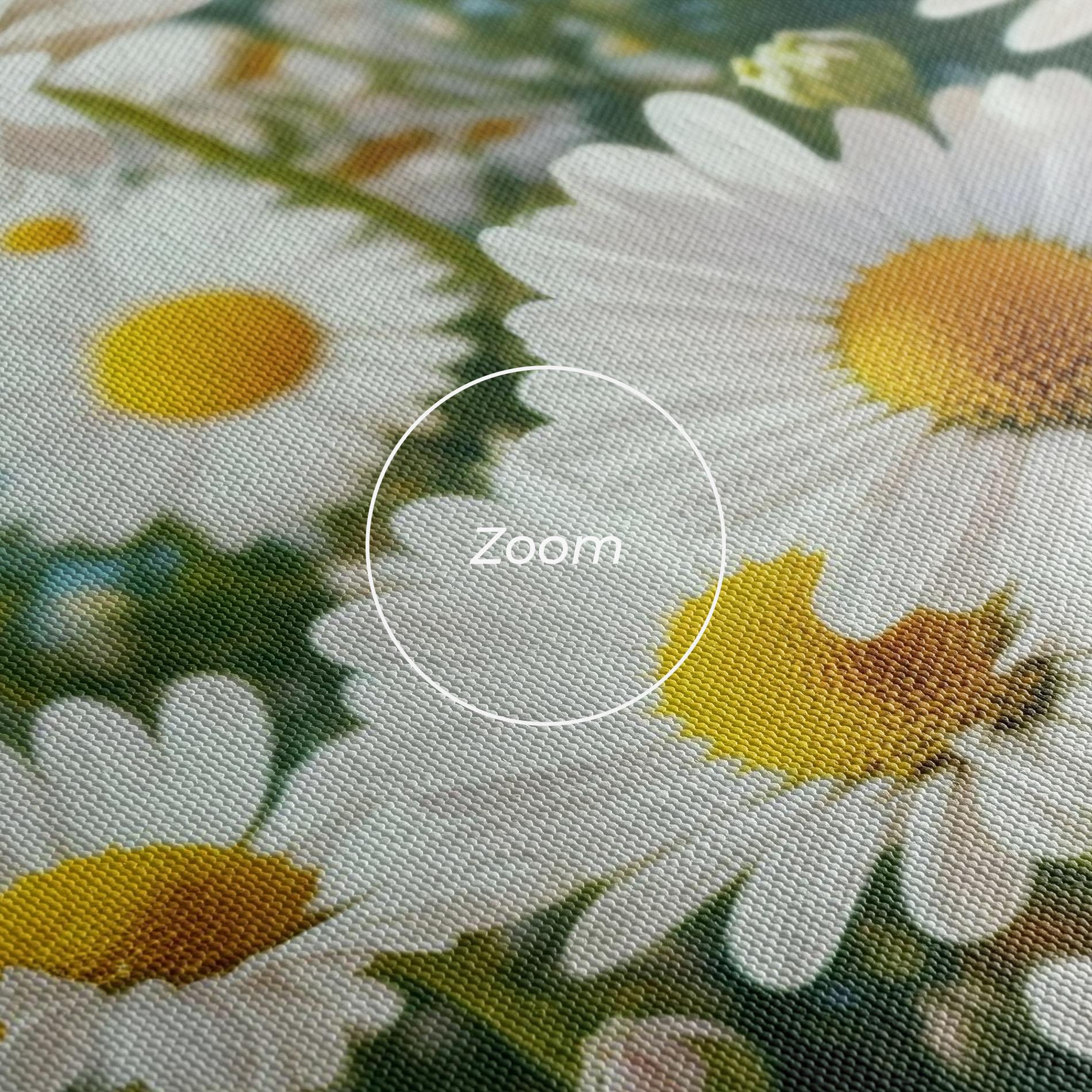 Tablou Canvas Daisy Field View mockup 3
