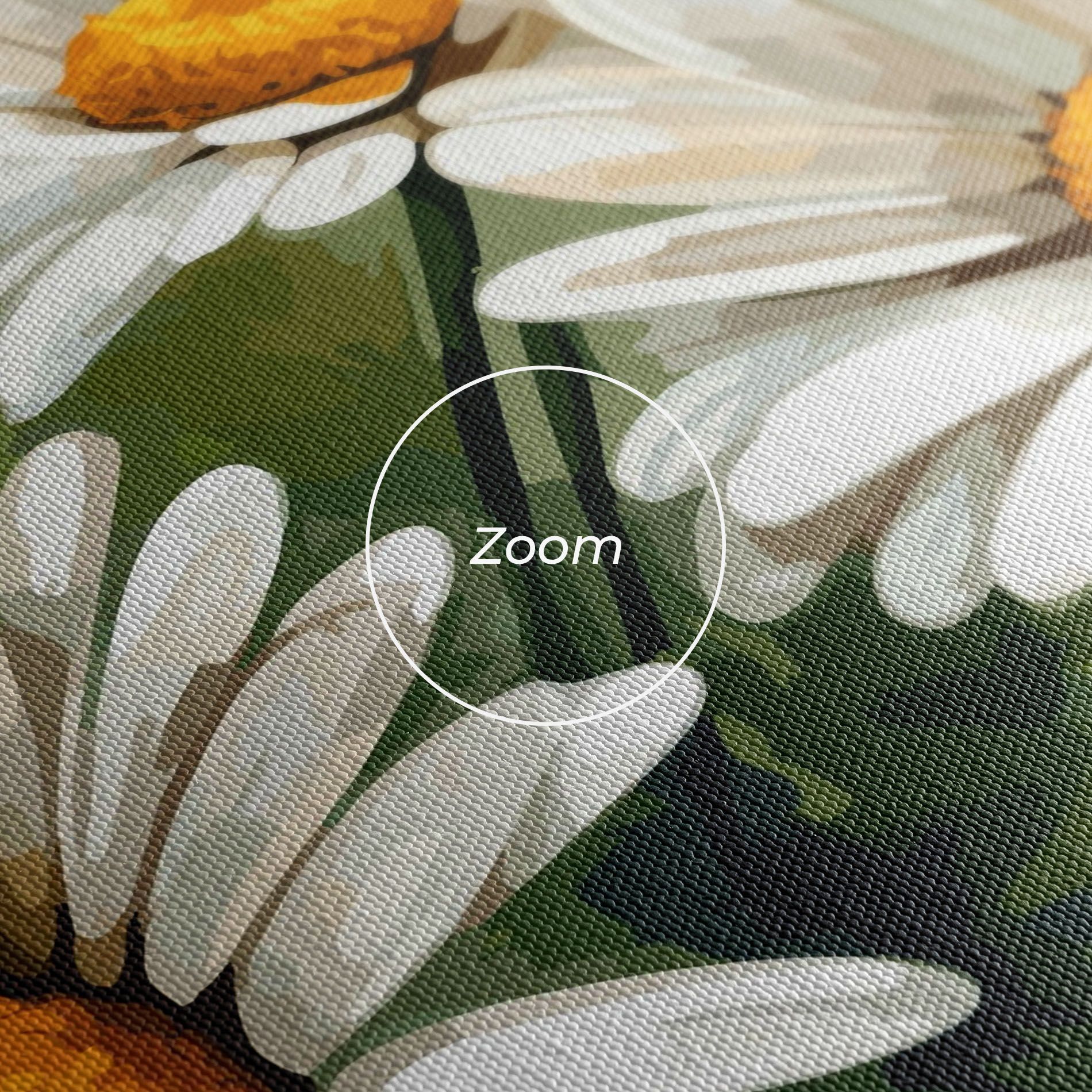 Grey White Daisy mockup 3